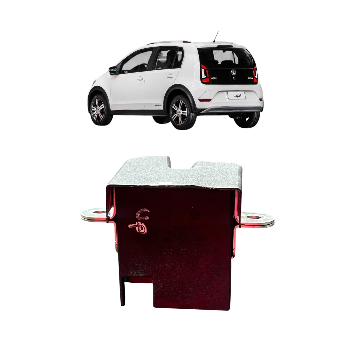 Fechadura Tampa Traseira vw Up 2014/2021 4 Pinos - Imagem 3