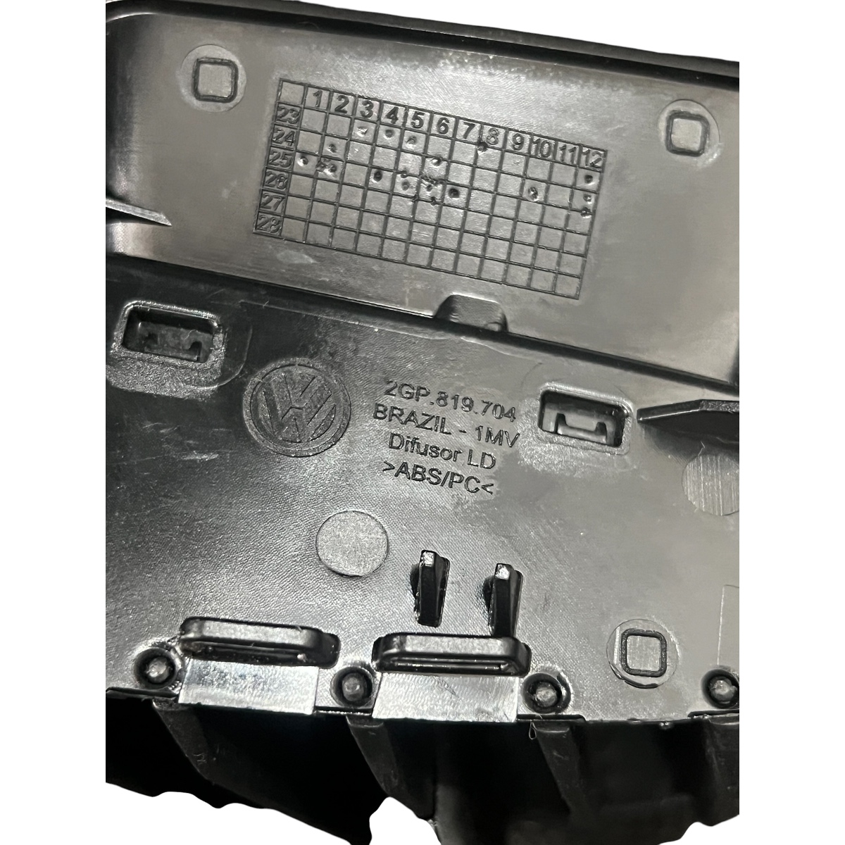 Difusor Ar Lateral Direito Original Vw Nivus T-Cross 2Qh8197