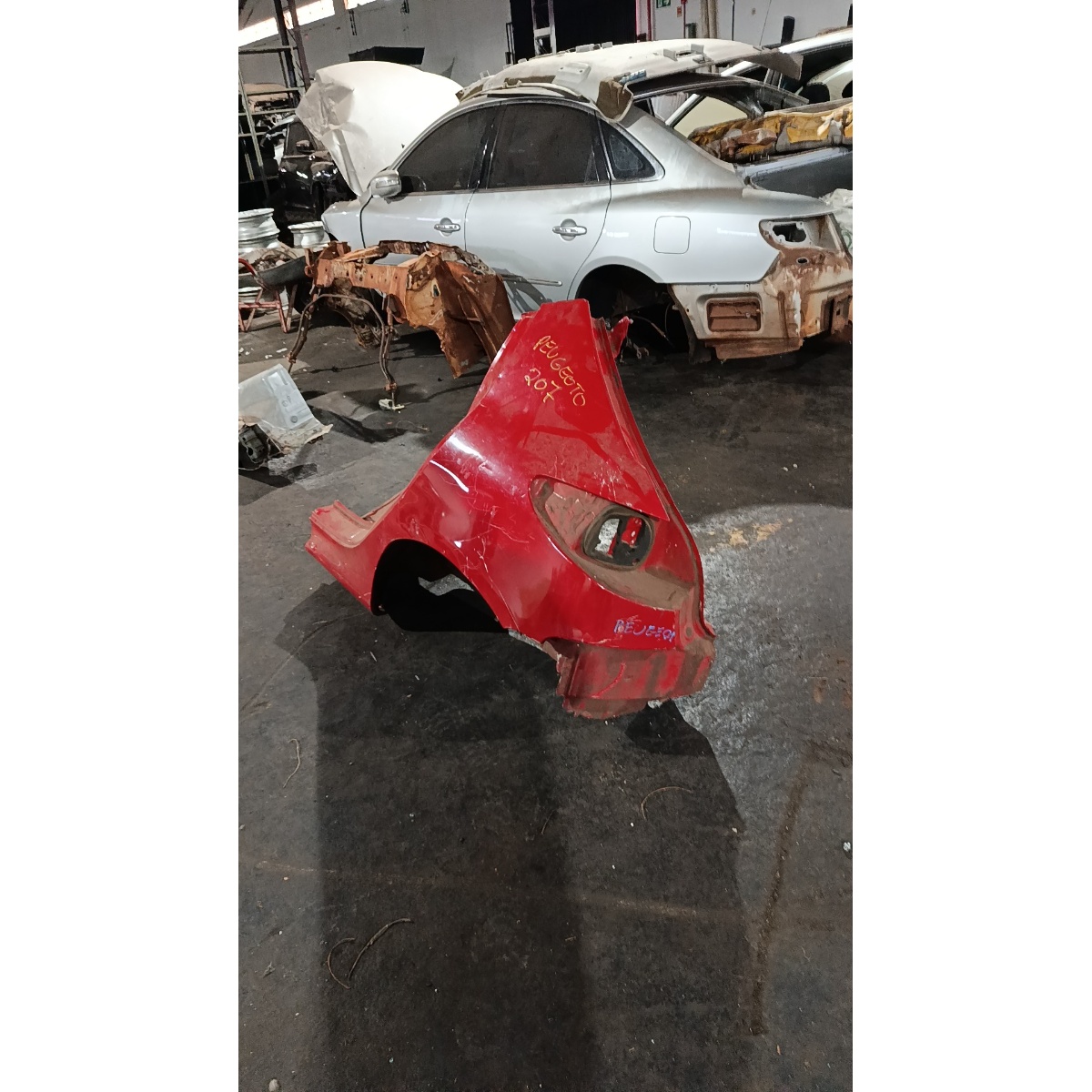 CORTE LATERAL ESQUERDA PEUGEOT 207 - Imagem 2