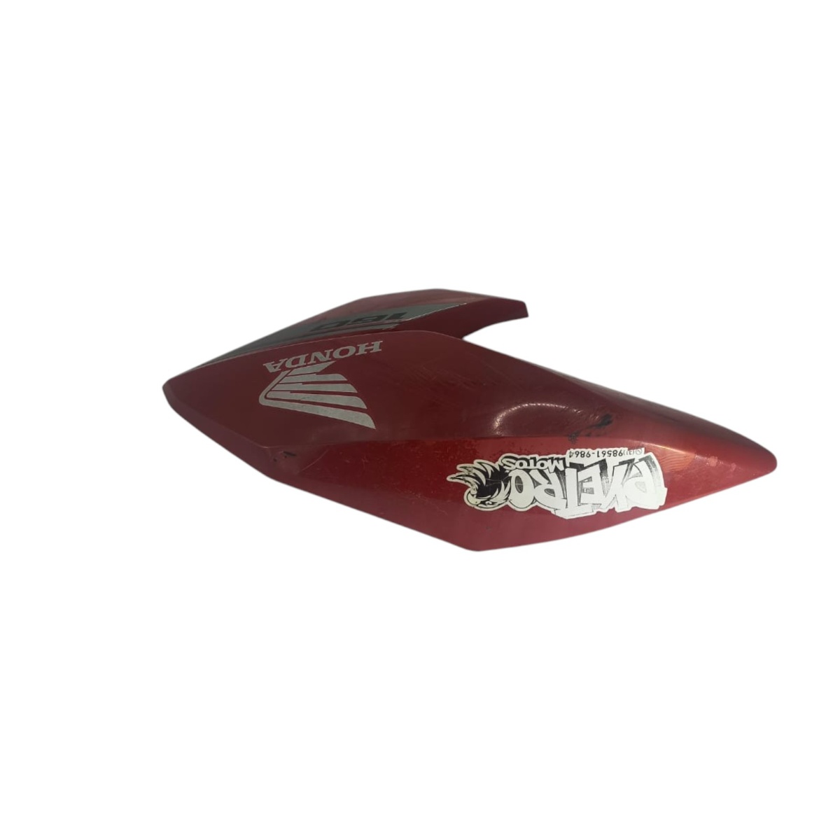 Aba Tanque Direita CG Fan 160 16/21 Vermelha Original Usado - Imagem 3