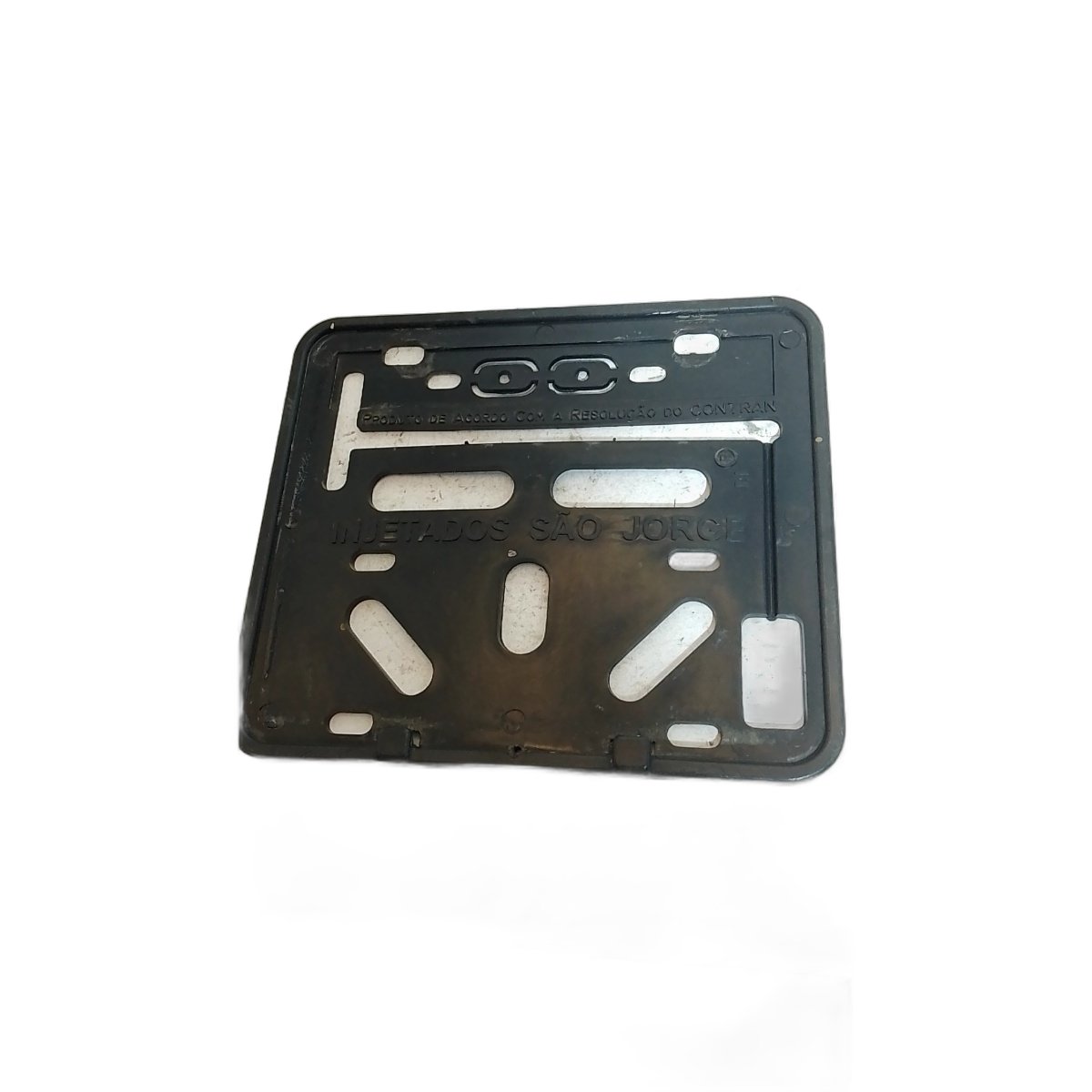 Suporte Moldura Placa Moto Anti Quebra G. Mercosul 20×17cm - Imagem 2