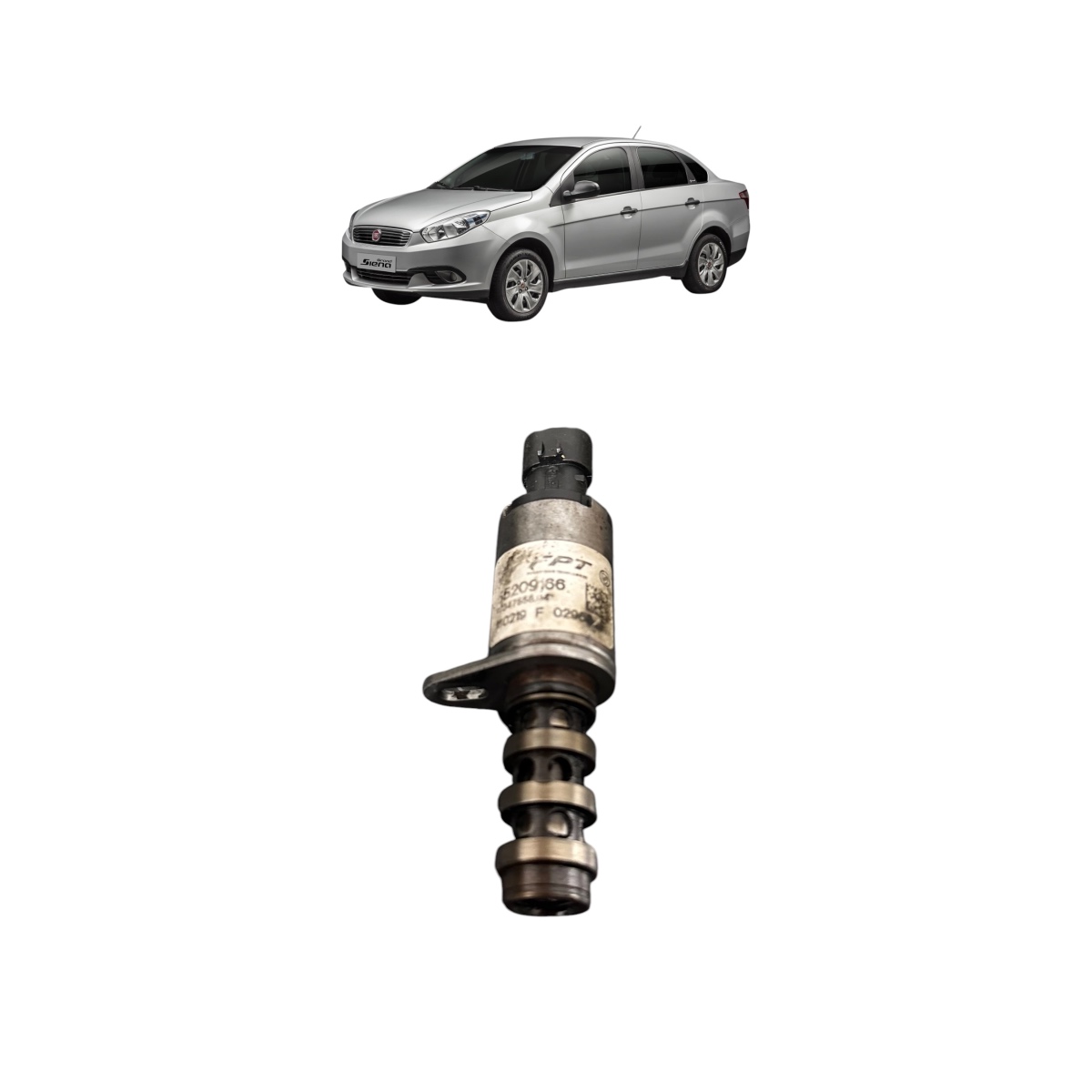 Válvula Solenoide Gran Siena Fiat  1.4 Evo 2017 Origanal - Imagem 1