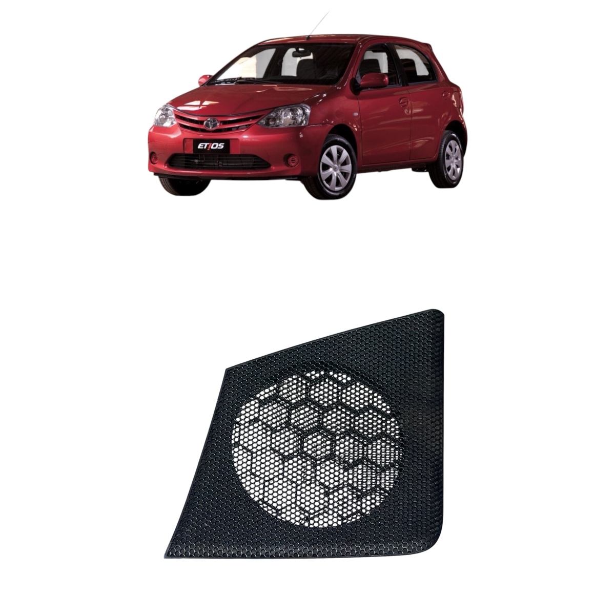 Moldura Tampa Tweeter Painel esquerdo Toyota Etios