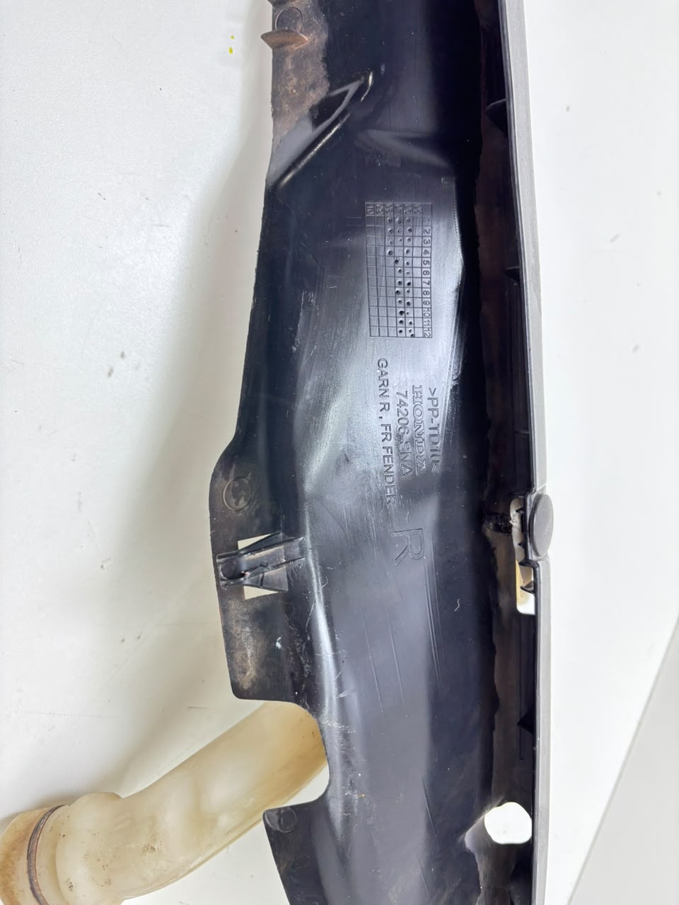 Acabamento Interno Paralama Direito Honda Civic 2007 2011 Preto - Imagem 8