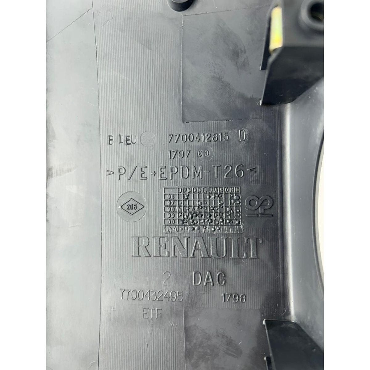 Moldura Superior Chave Seta Renault Clio 2002 2003 Original - Imagem 8