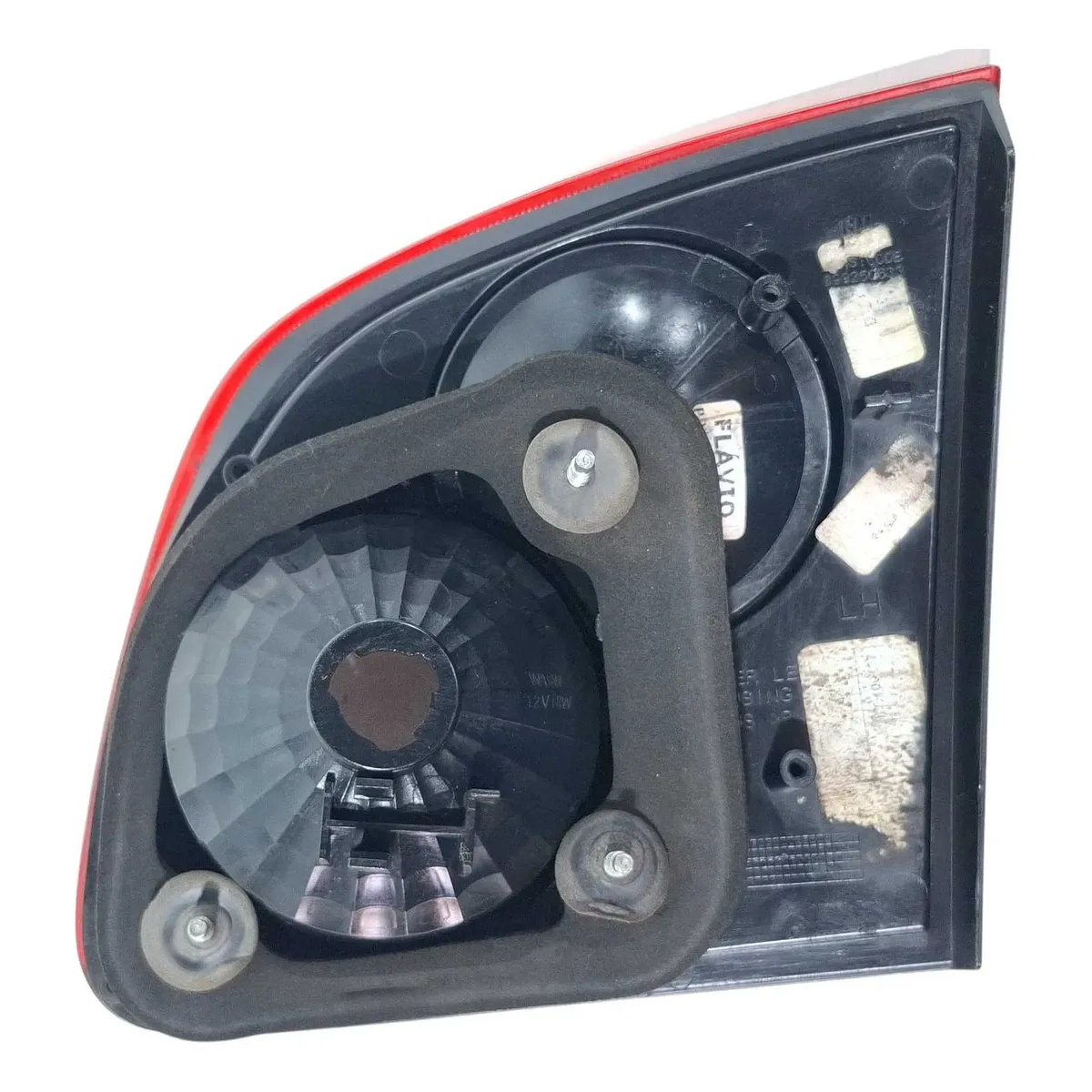 Lanterna Mala Traseira Esquerda Chevrolet Classic 2010/2016 Esquerdo/motorista Vermelho/transparente - Imagem 4