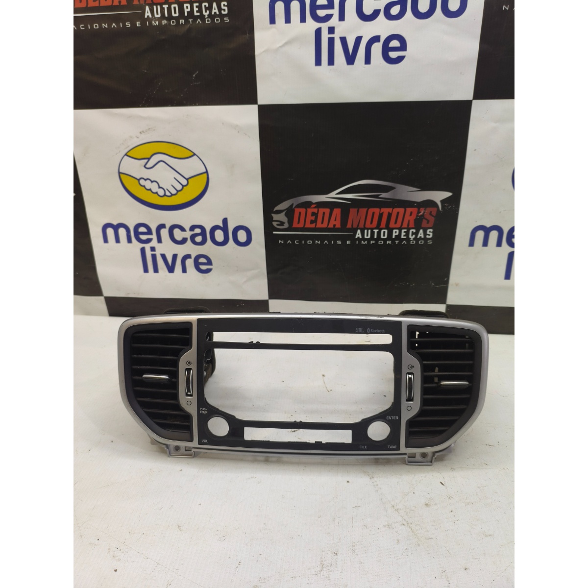 Suporte Central Painel Facia M14 485 Hyundai Kia 2017 A 2022 - Imagem 8