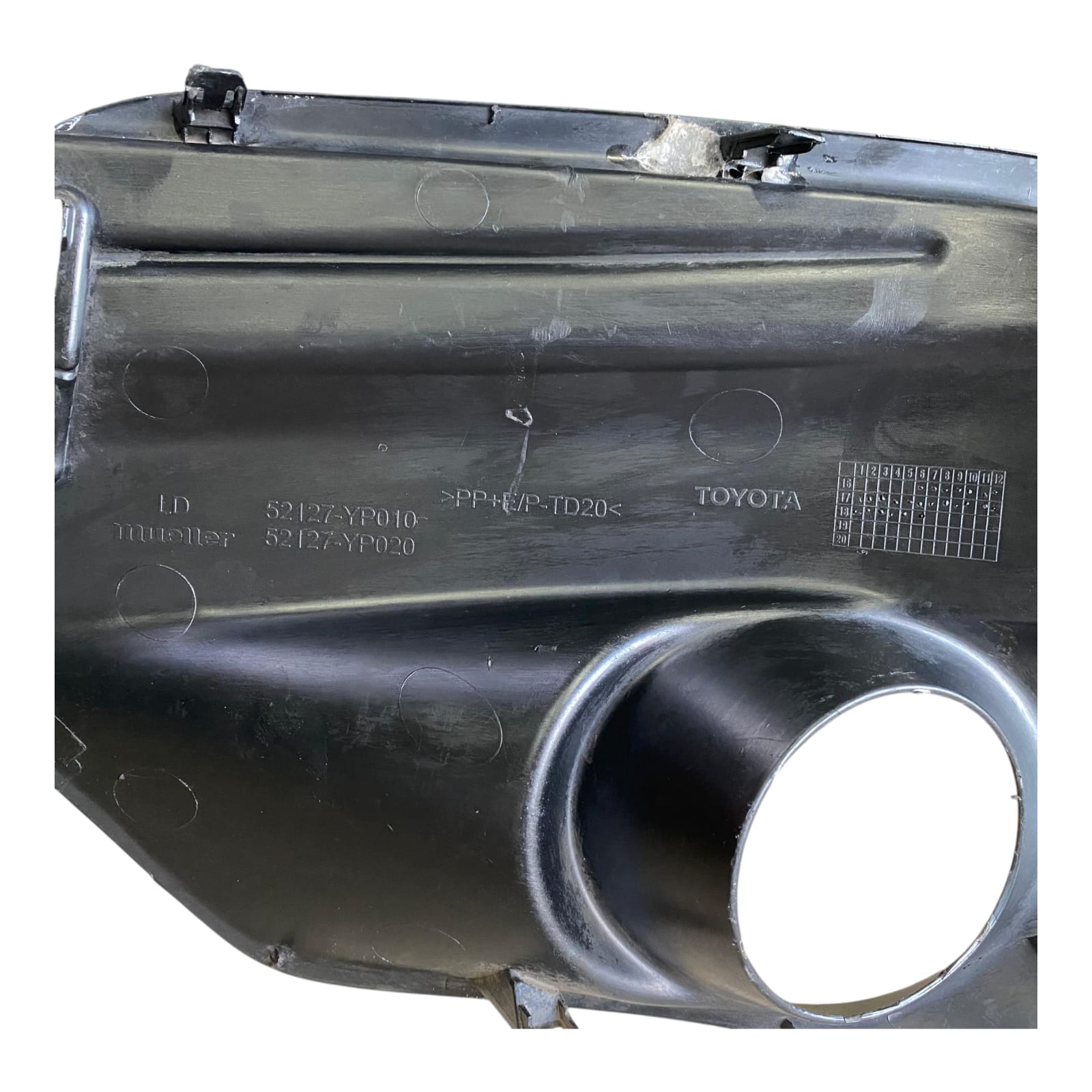 Moldura Farol Milha Direito Toyota Etios 2017 2021 - Imagem 10