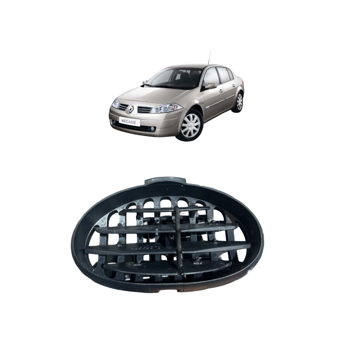 Difusor Do Painel Lado Esquerdo Renault Megane 2001/2003 - Imagem 2
