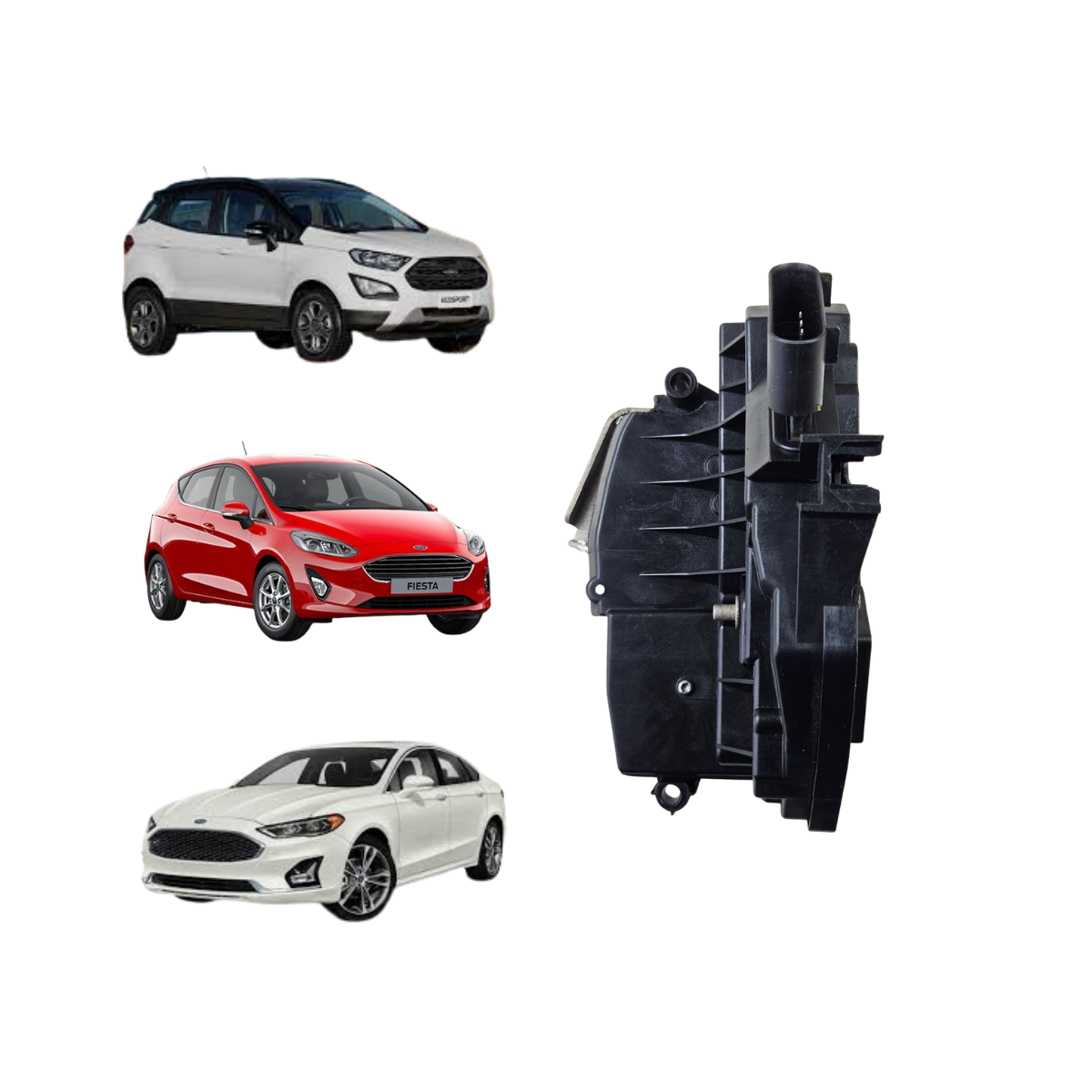 FECHADURA ELÉTRICA DIANTEIRA ESQUERDA FORD 2013/2020 IN.