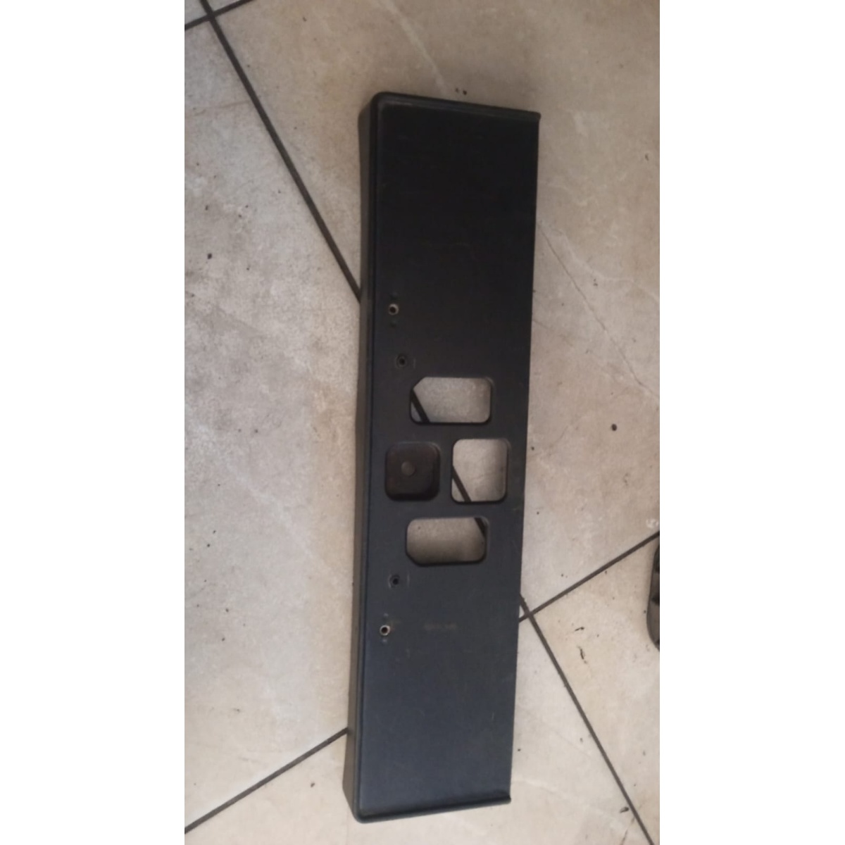 Suporte Da Placa Dianteiro Honda Crv 11/12  Código 7114-5_sw Preto