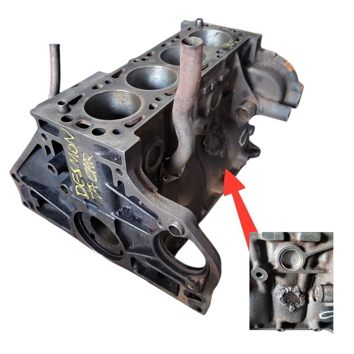 Bloco motor Chevrolet Corsa/Celta 1.0 retificado - Imagem 2