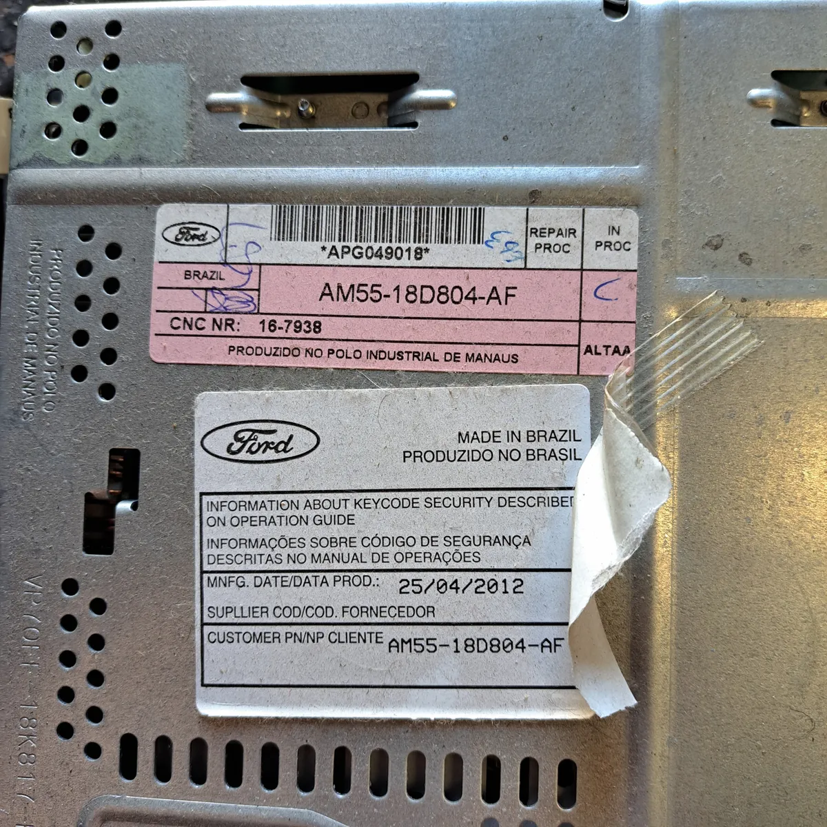 Rádio Cd Player Ford Focus Titanium 2009/2013 - Imagem 6