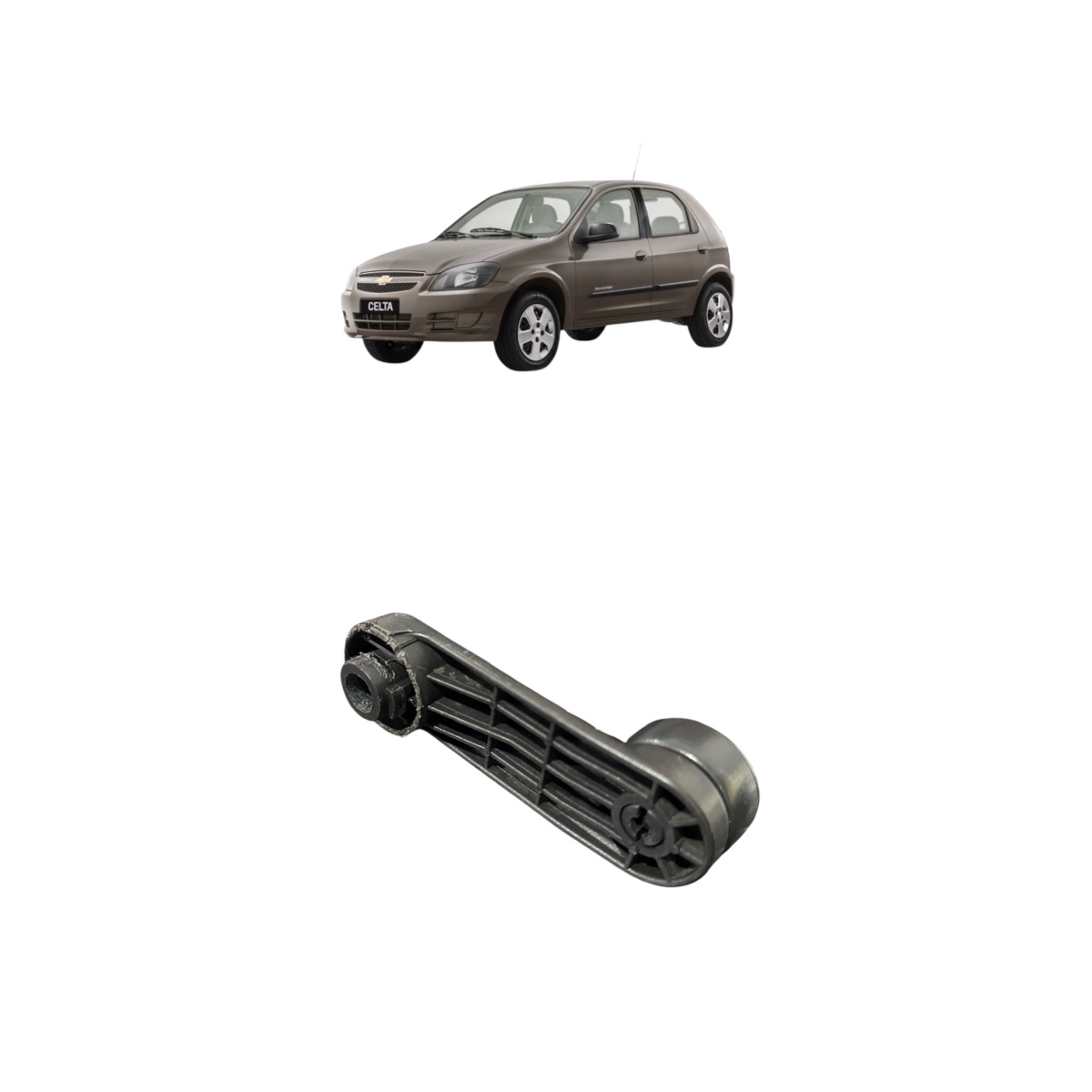 Manivela Vidro Gm Celta Corsa 2015 A 2015 Preto - Imagem 4