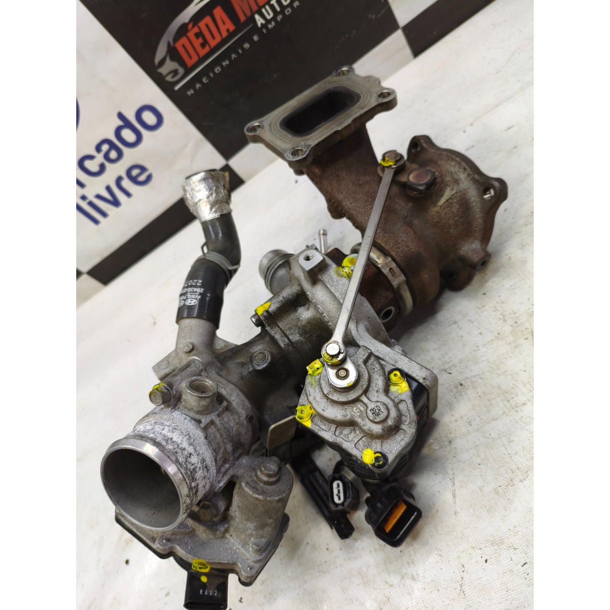 Turbina Garrett 1.0 T-Gdi Kia Hyundai 2016-2021 2823107600 - Imagem 3