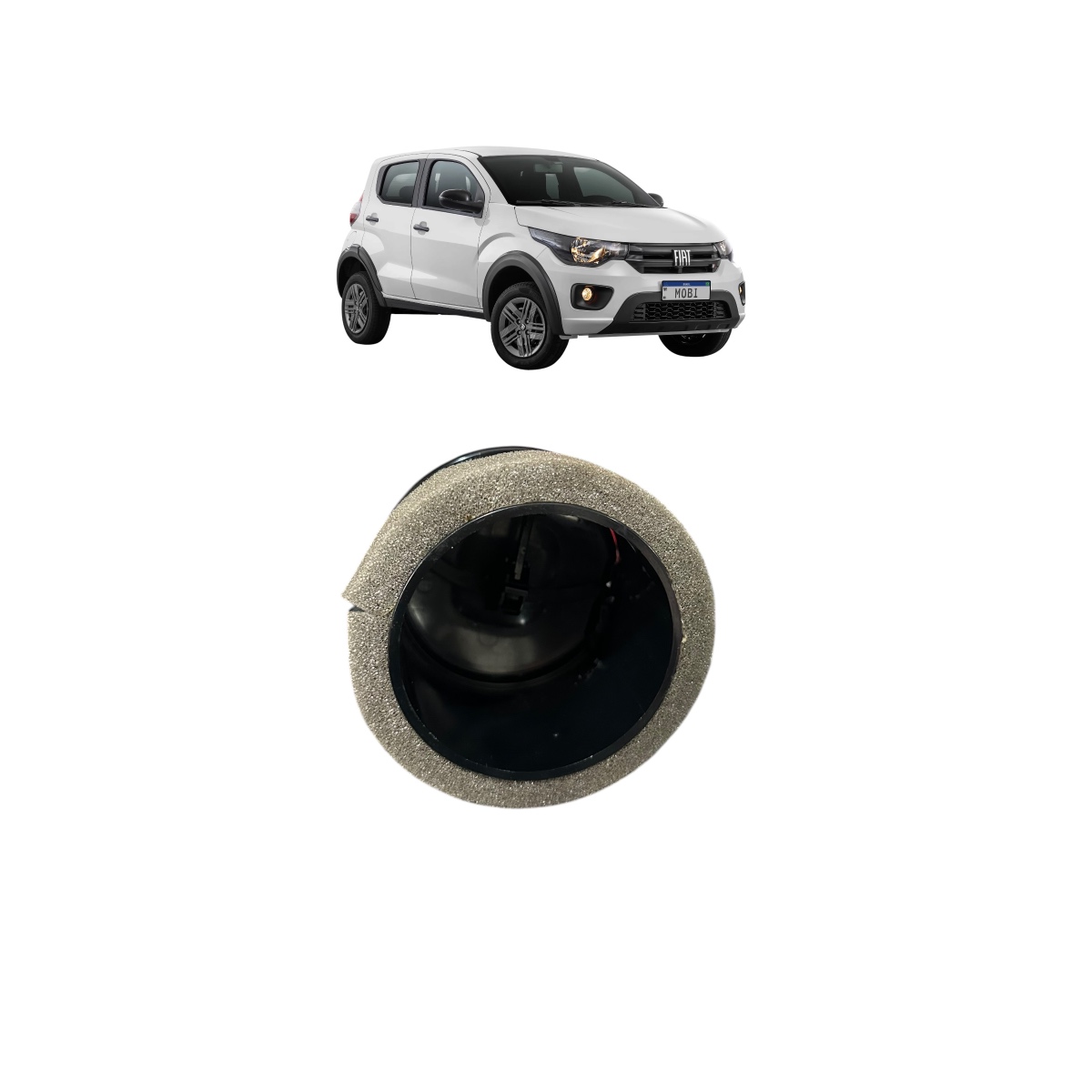 Difusor Saída De Ar Lateral Fiat Mobi 2015 A 2022 - Imagem 4