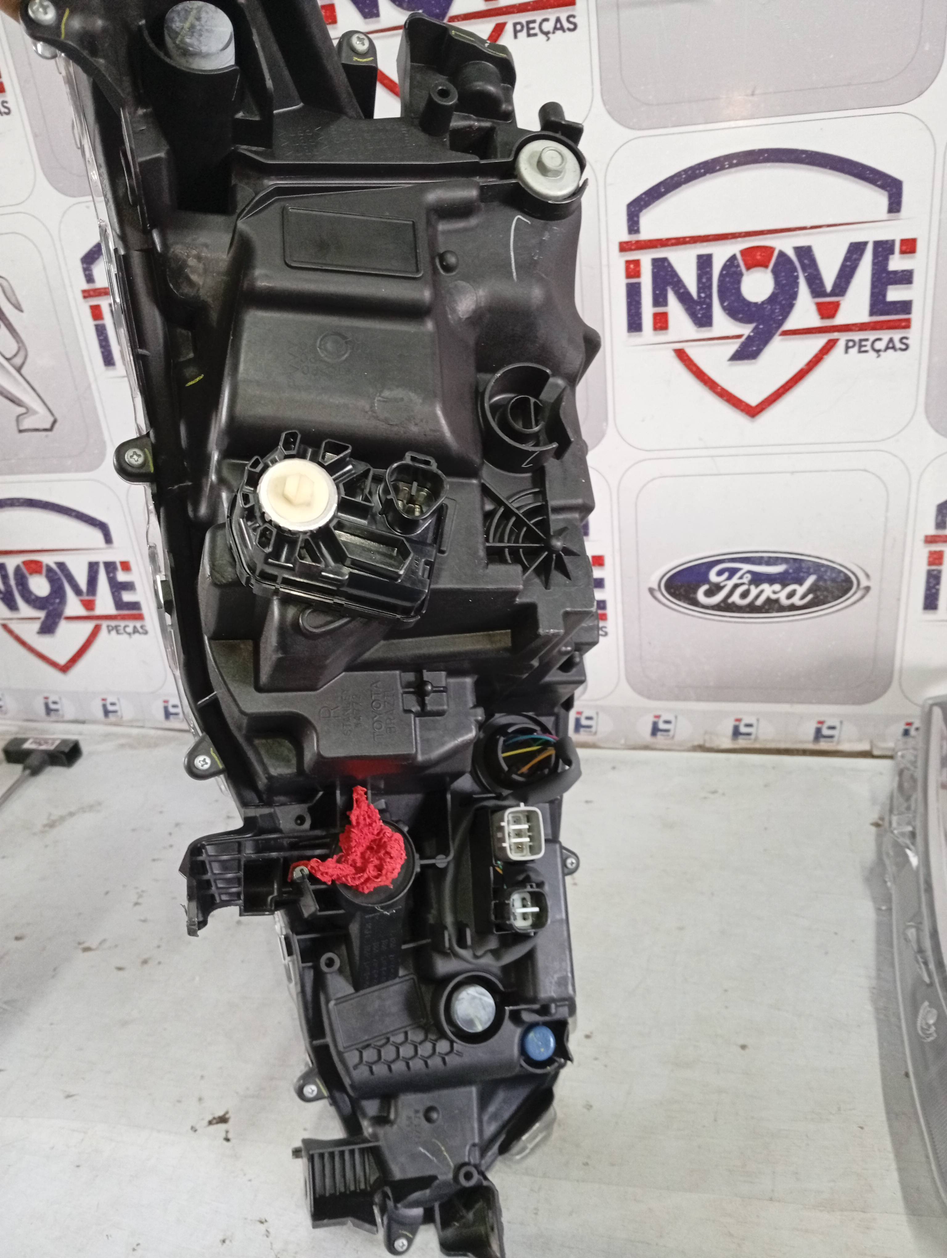 Farol Toyota Corolla Híbrido LED 2020 a 2024 Friso Azul - Imagem 5