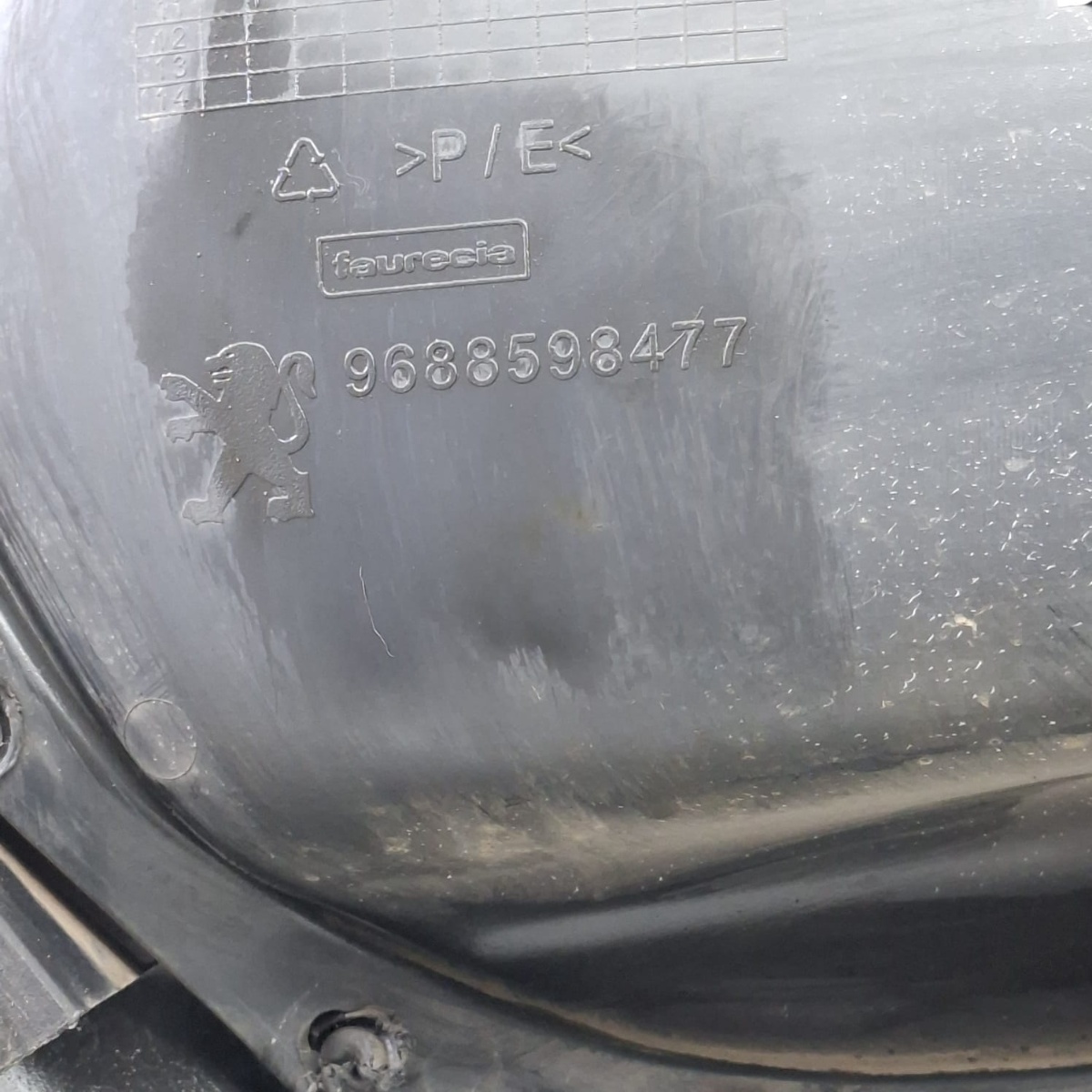 Forro Porta Traseiro Direito Peugeot 207 Original - Imagem 3