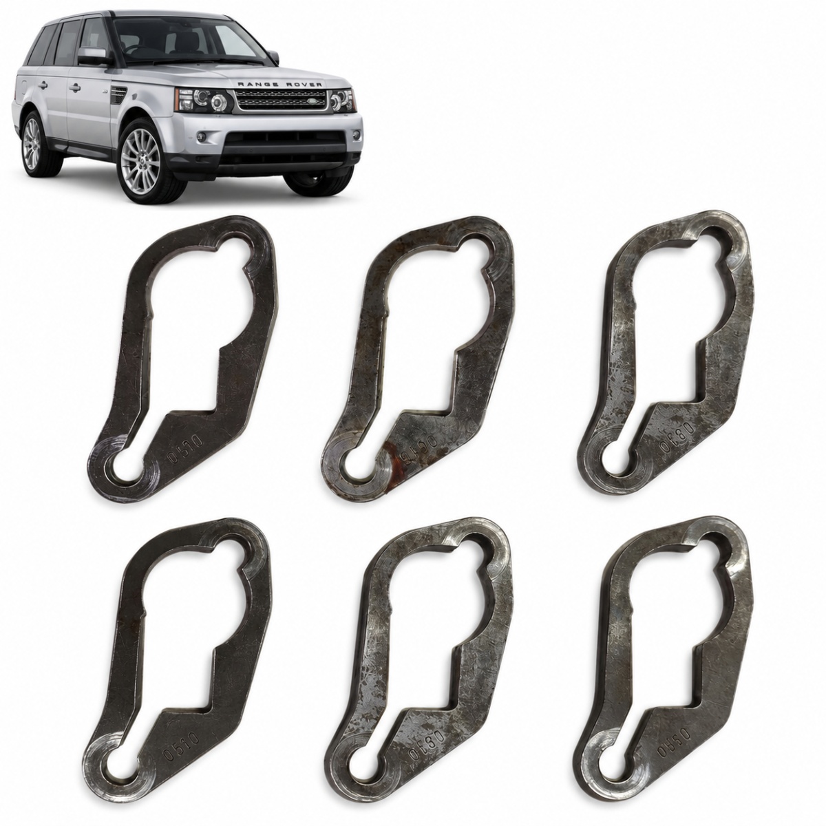Kit 6 Garras Fixacao Bico Injetor Range Rover 3.0 V6 0510