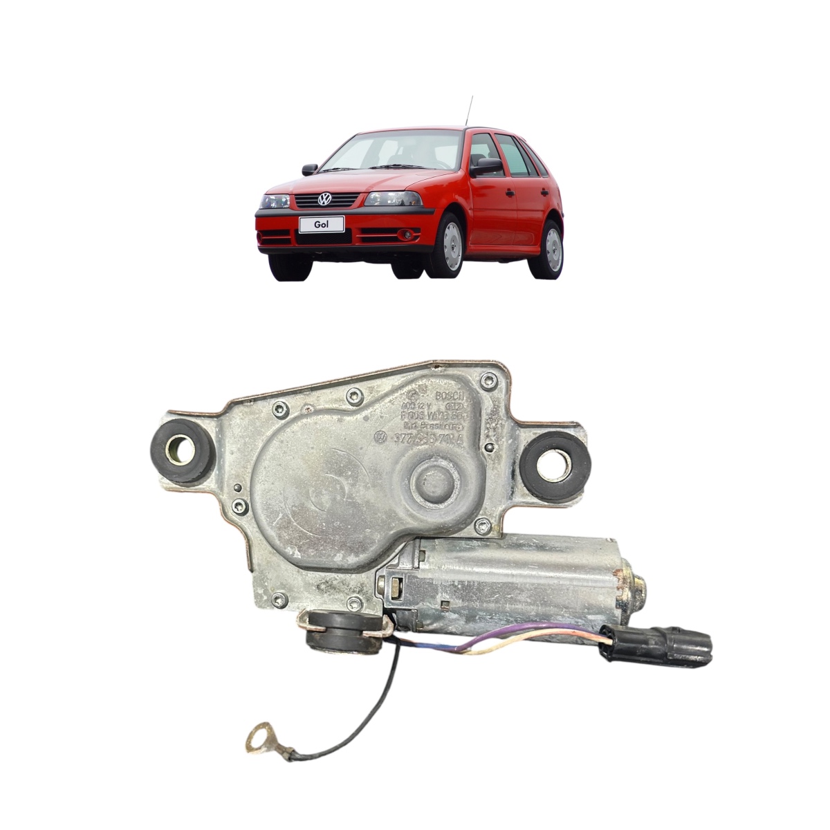 Motor Limpador traseiro Gol G3 1999 a 2005 Original - Imagem 1