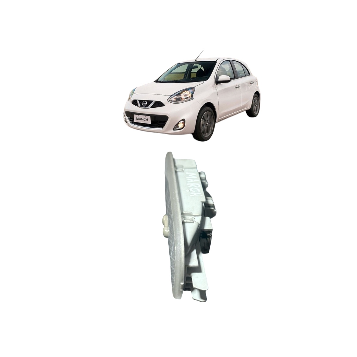 Luz De Teto Cortesia Nissan  March Versa 2012/2014 Original - Imagem 3