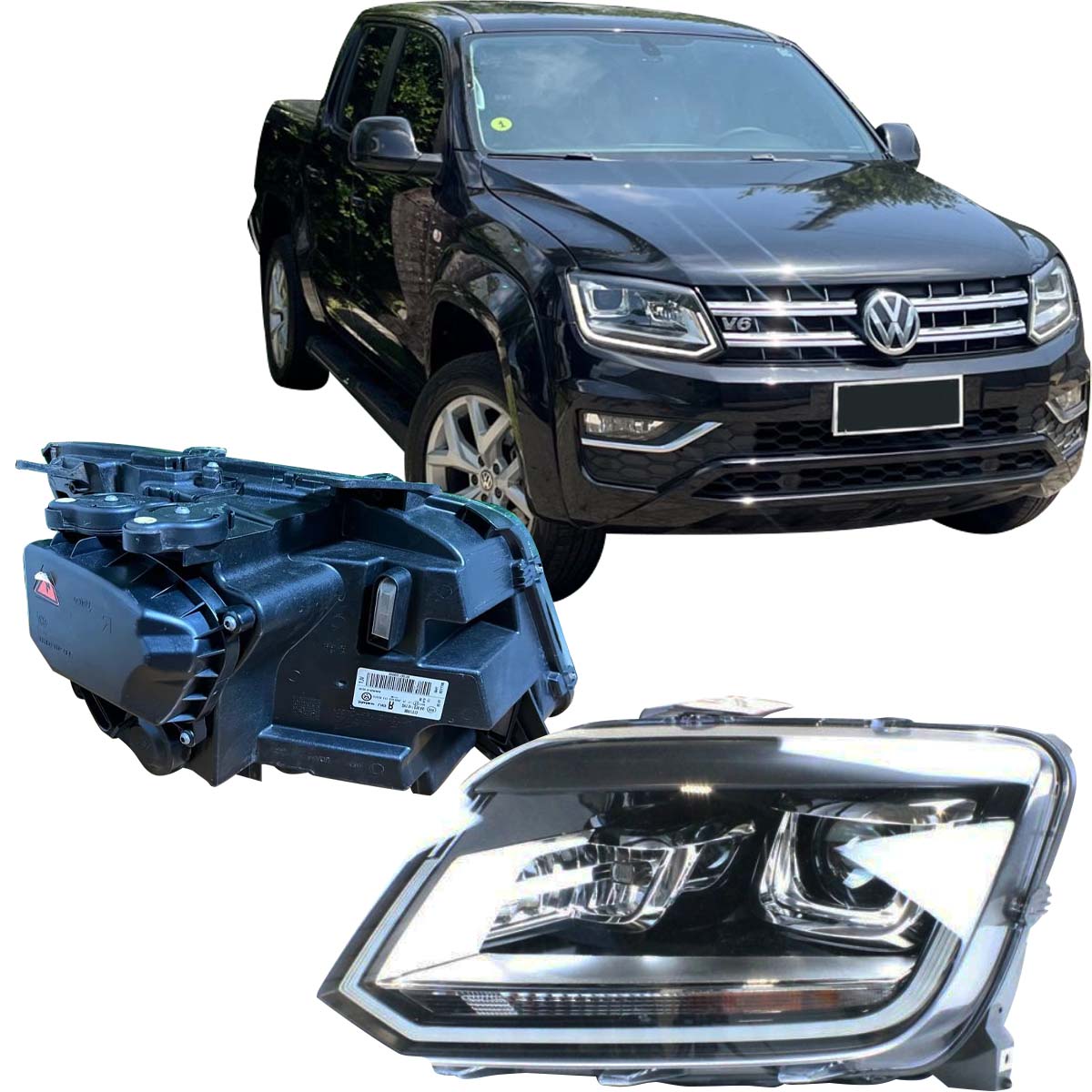 Farol Dianteiro LED Volkswagen Amarok 2025