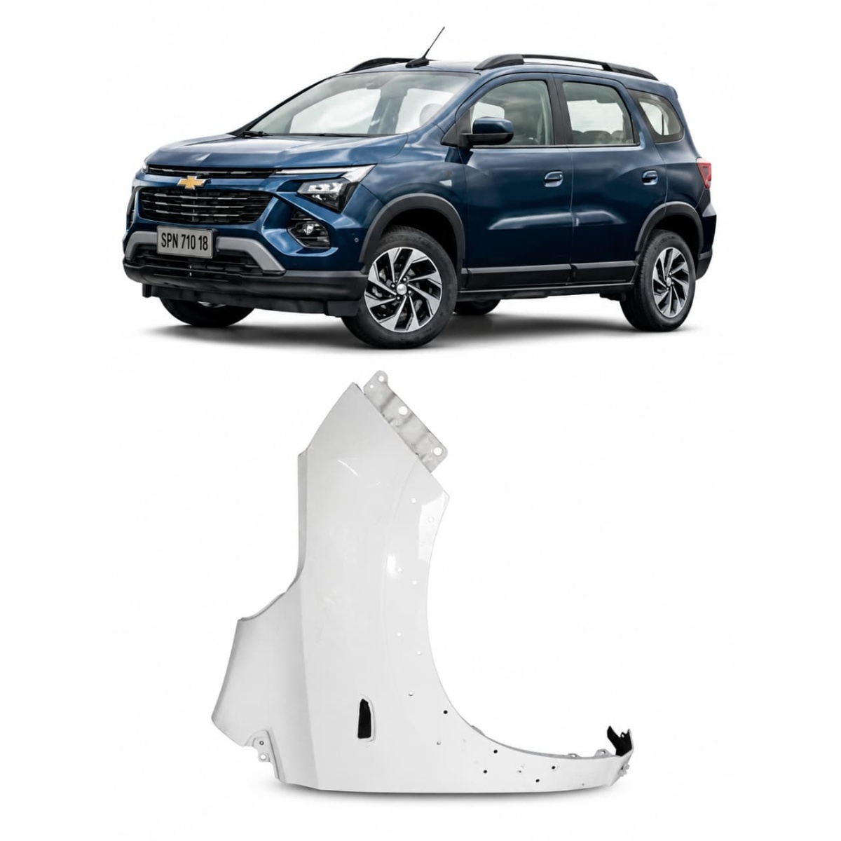 Paralama Dianteiro Direito Chevrolet Spin 2026