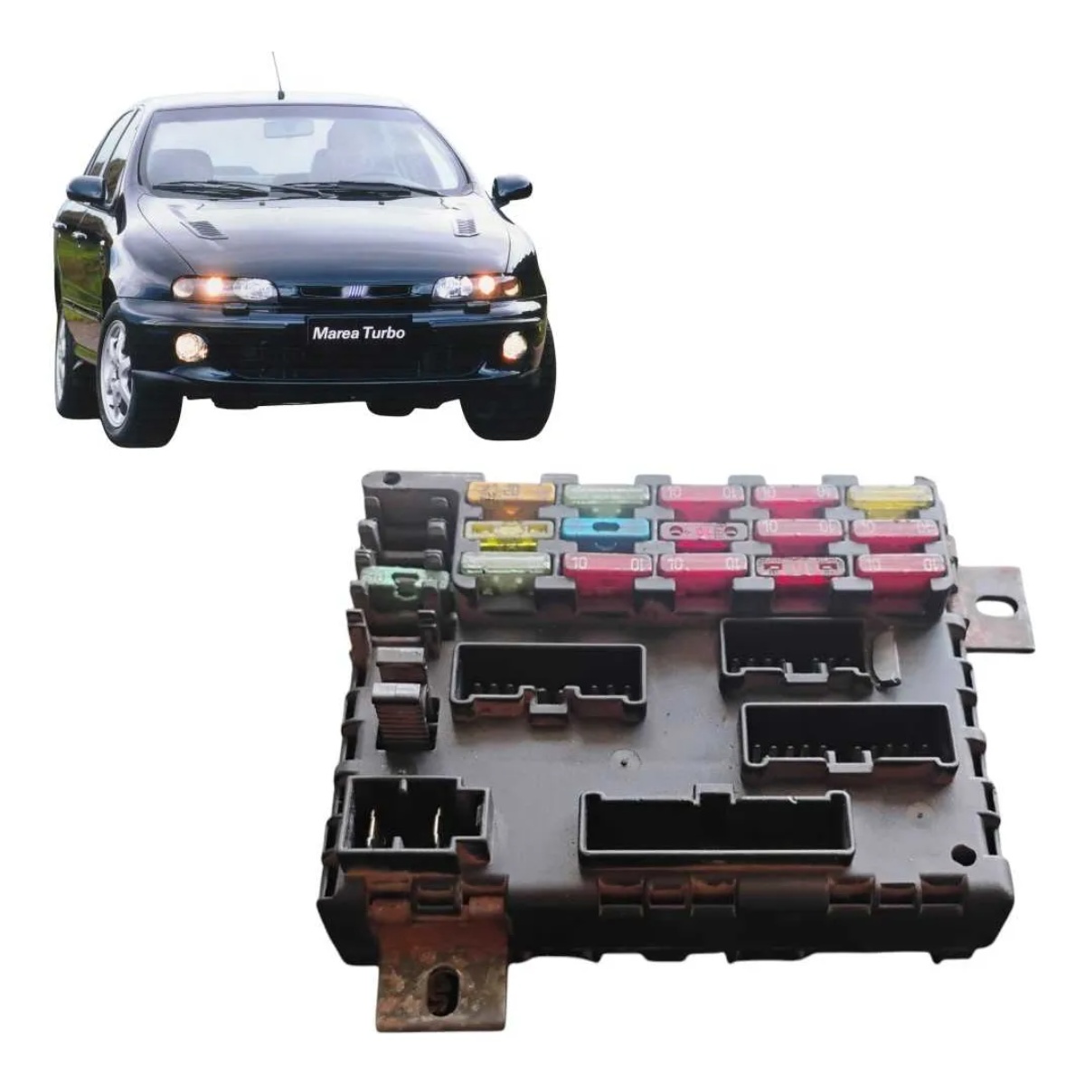 Caixa Fusiveis Fiat Uno Palio Strada Siena Doblo 46443390 - Imagem 1