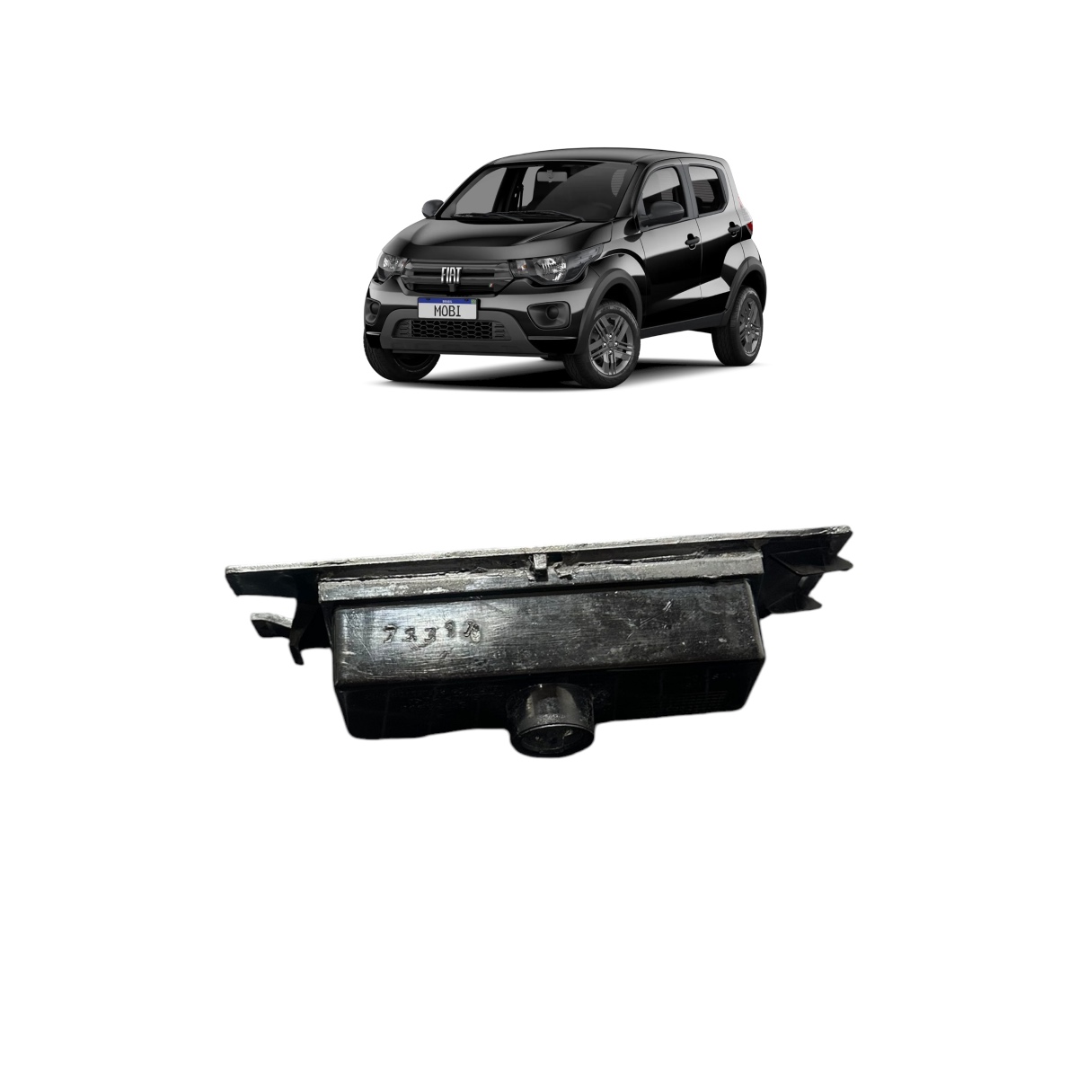 Lanterna Luz Placa Fiat Uno 2004 Original (usado)
