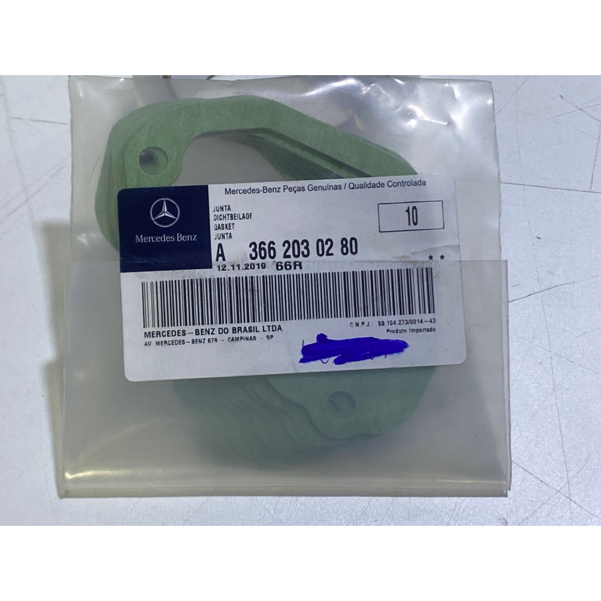 Junta Válvula Termostática Motor OM366 Orig Mercedes-Benz - Imagem 3
