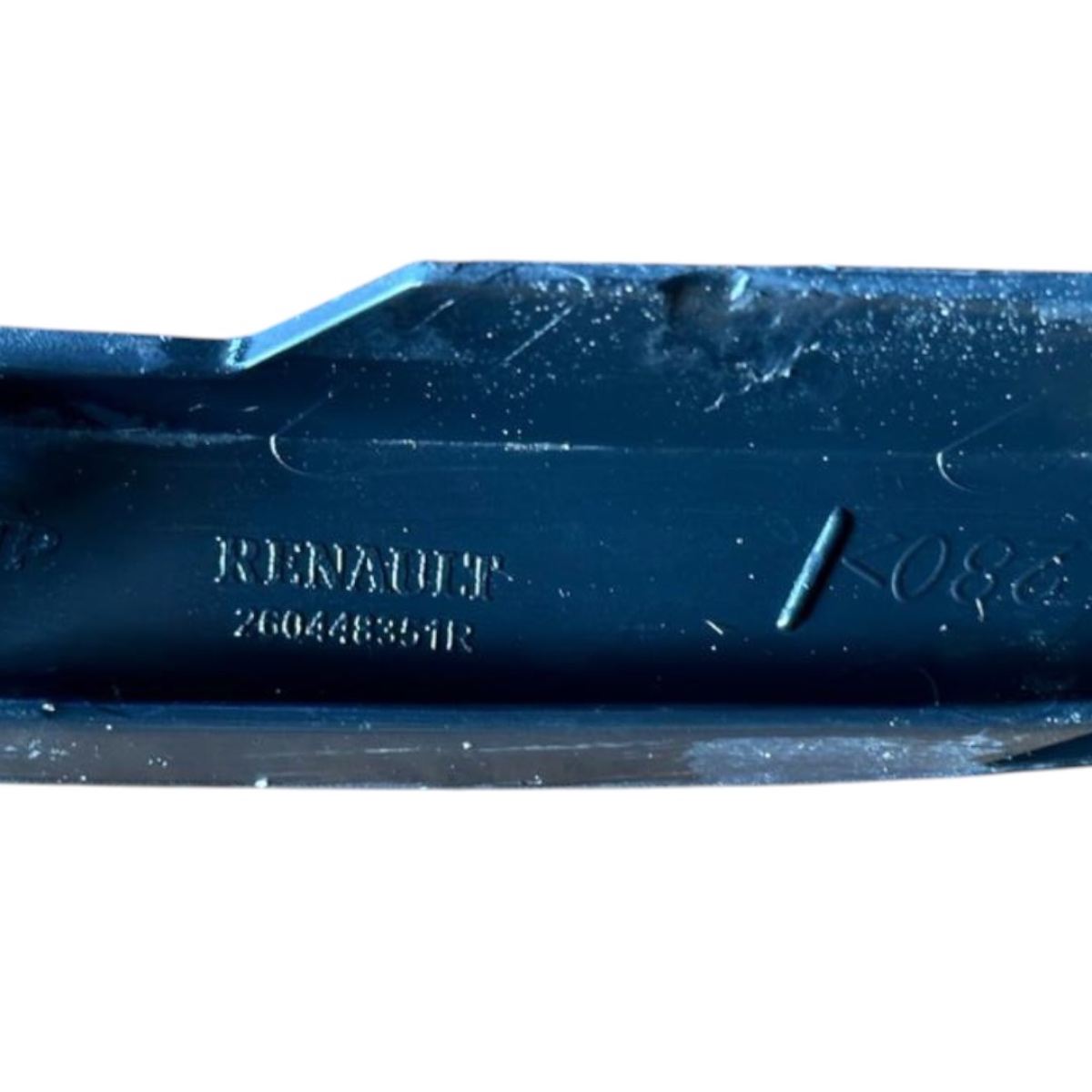 Moldura Ou Friso Inferior Do Farol Renault Sandero Logan 15 Azul - Imagem 4