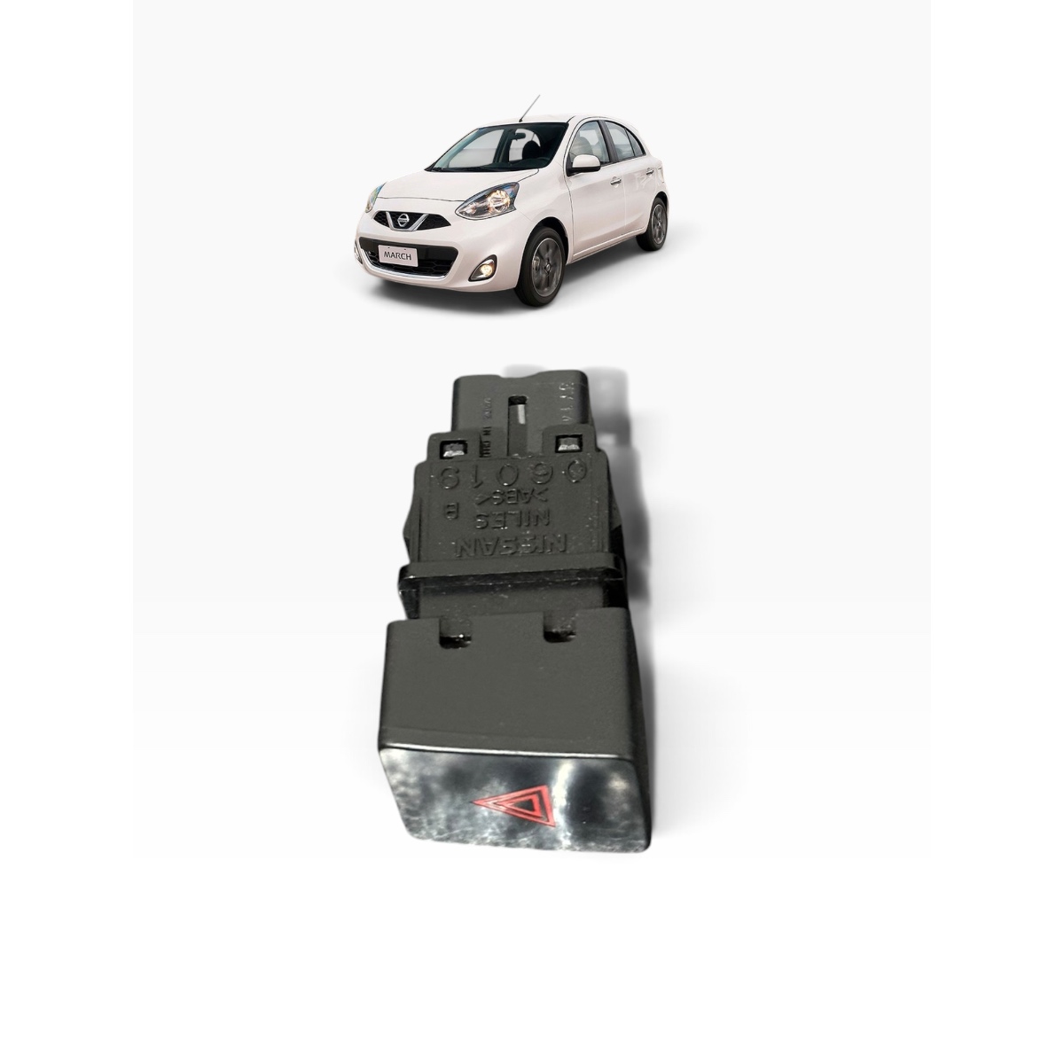 Botão Comando Pisca Alerta Nissan March Versa 2015 A 2020 - Imagem 4