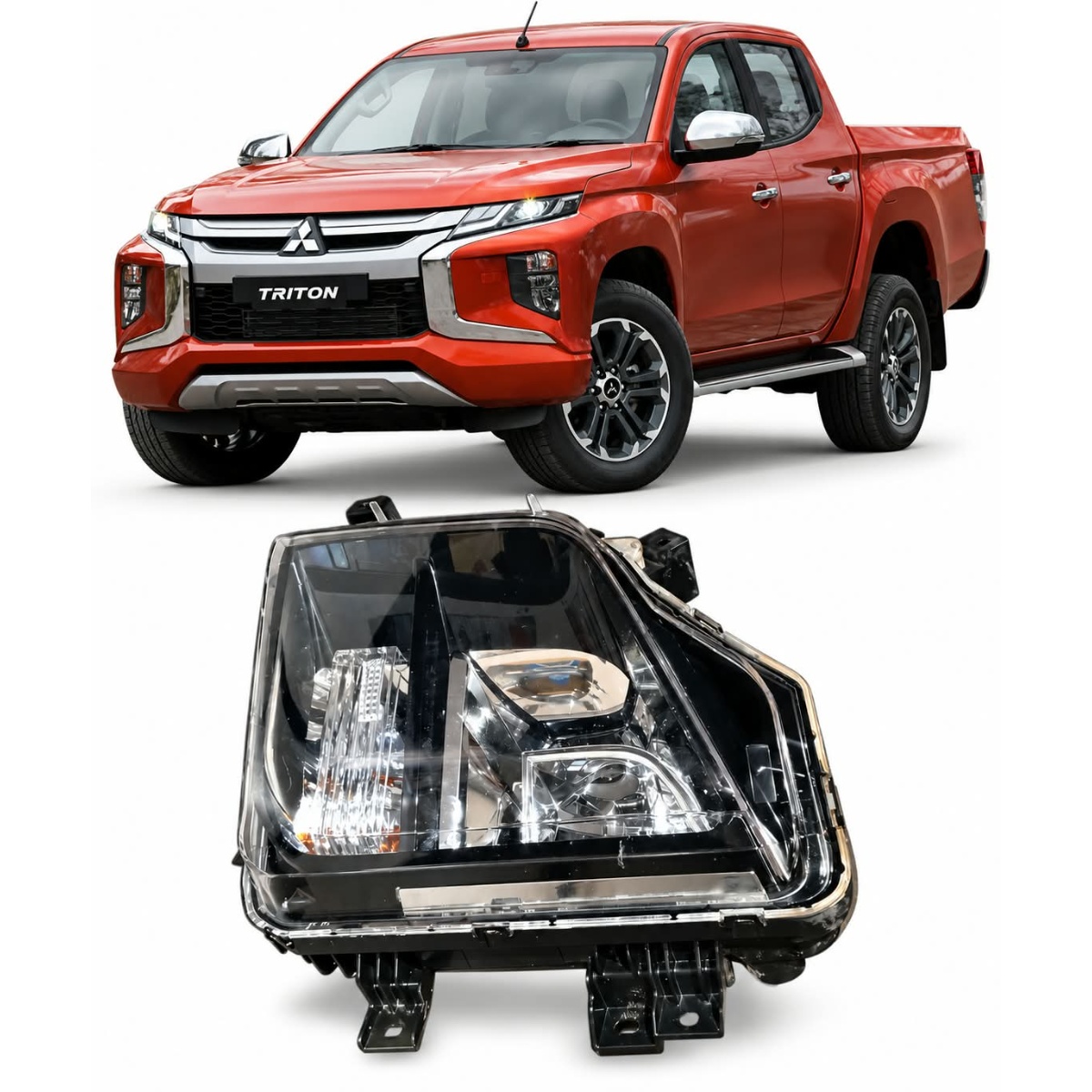 Farol Auxiliar De Milha Mitsubishi L-200 Triton 2021 LD