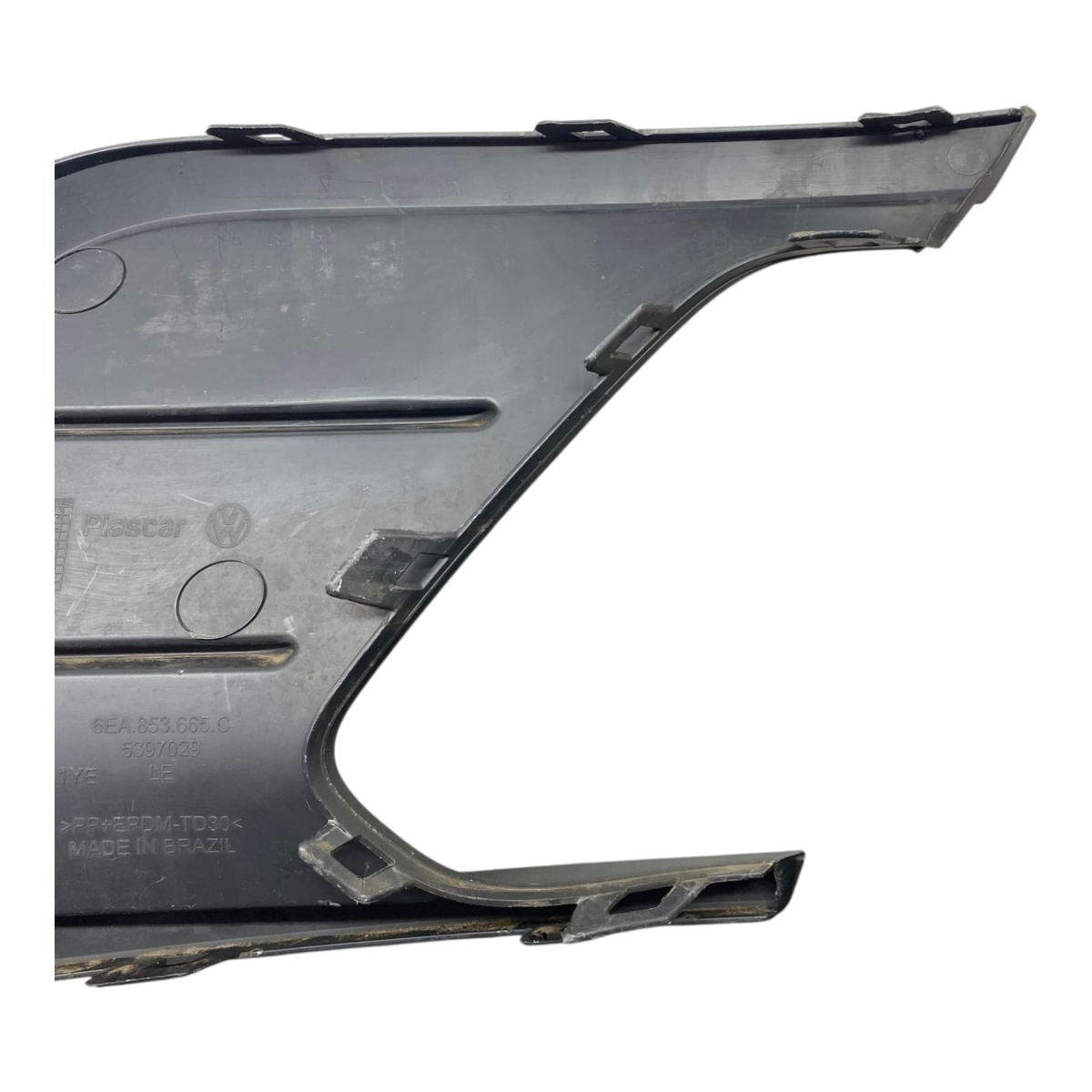 moldura farol milha esquerdo vw polo 2023 2025 oem - Imagem 2