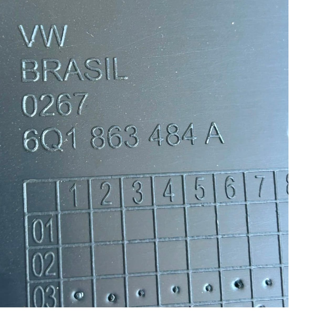 Soleira Acabamento Dianteira Direita Vw Polo 2007 2008 - Imagem 6