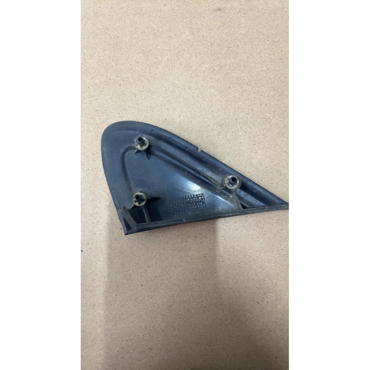 Moldura Acabamento Retrovisor L/D  Volkswagen Polo Preto - Imagem 2