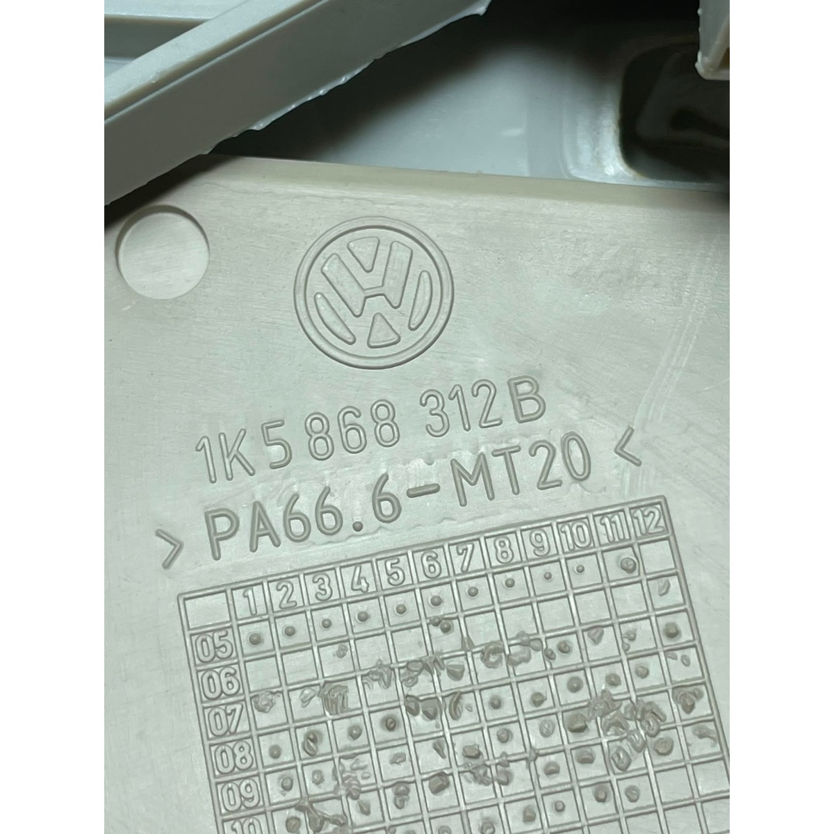 Moldura Coluna L.Esq Tiguan 2010 1k5868312b - Imagem 5