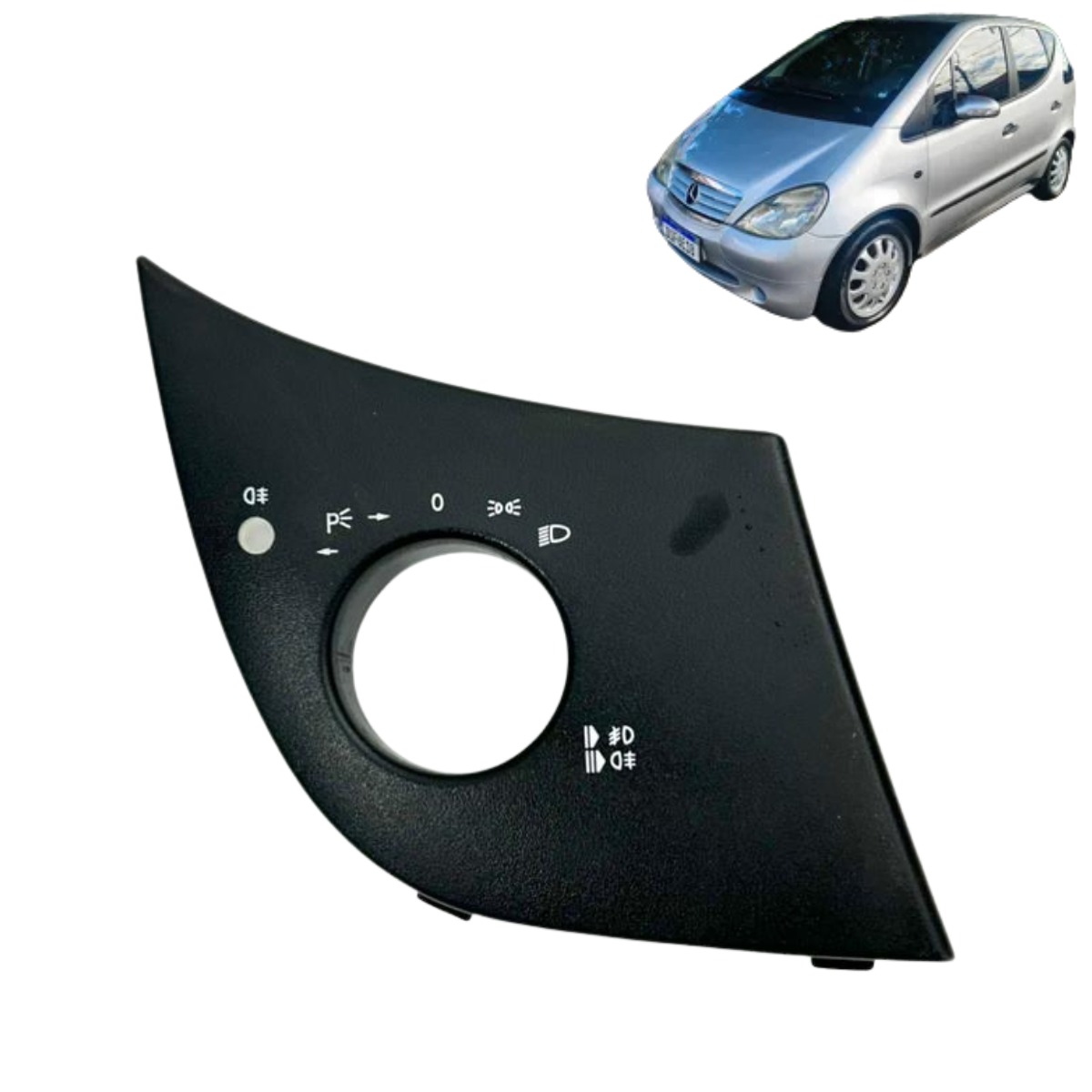 Moldura Botão de luz Mercedes Classe A 160 190 a1685450291