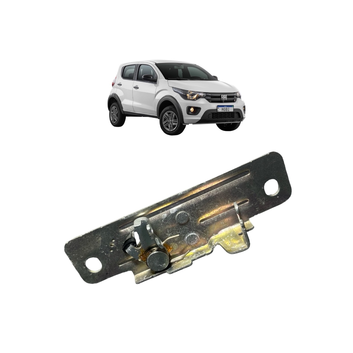 Batente Tampa Traseira Porta Malas  Fiat Mobi 2016-2025 Orig - Imagem 4