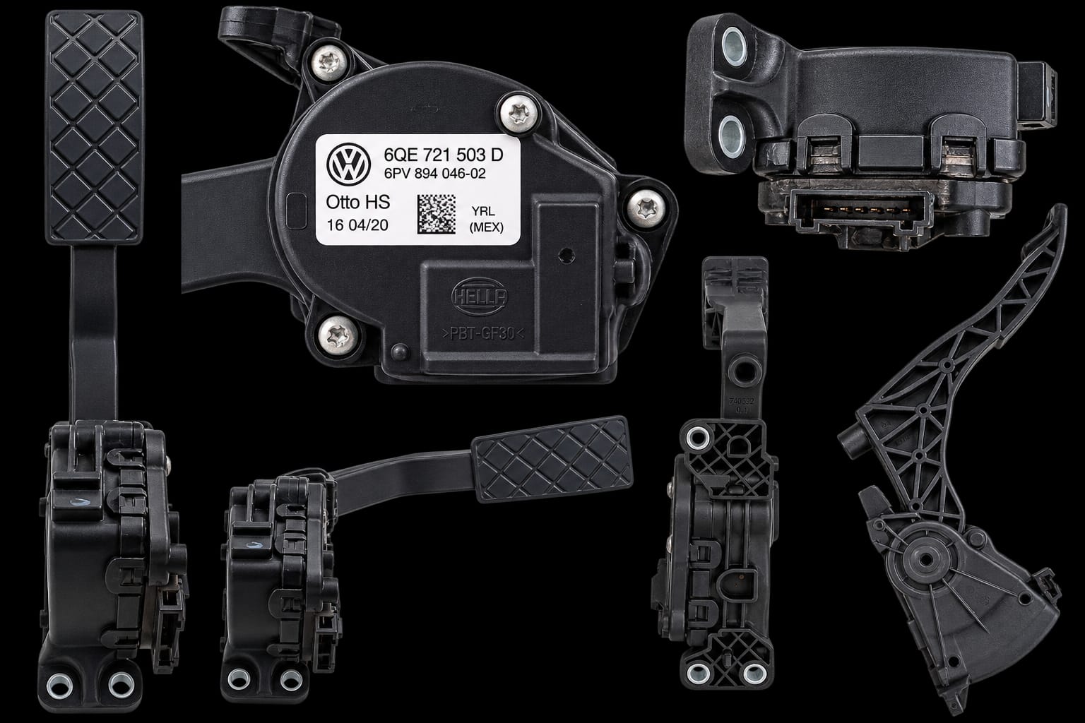 Pedal Acelerador Volkswagen Voyage Gol,fox, 2016,217,2018,2019, 2020 - Imagem 1