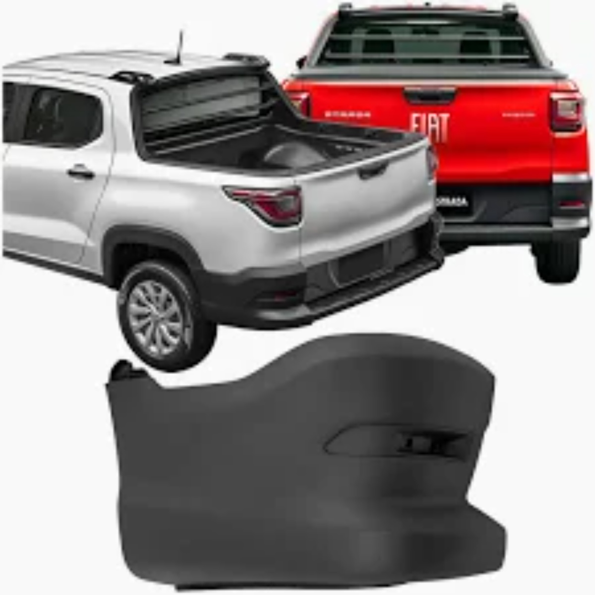 Ponteira Parachoque Traseira Esquerda Fiat Strada 2020