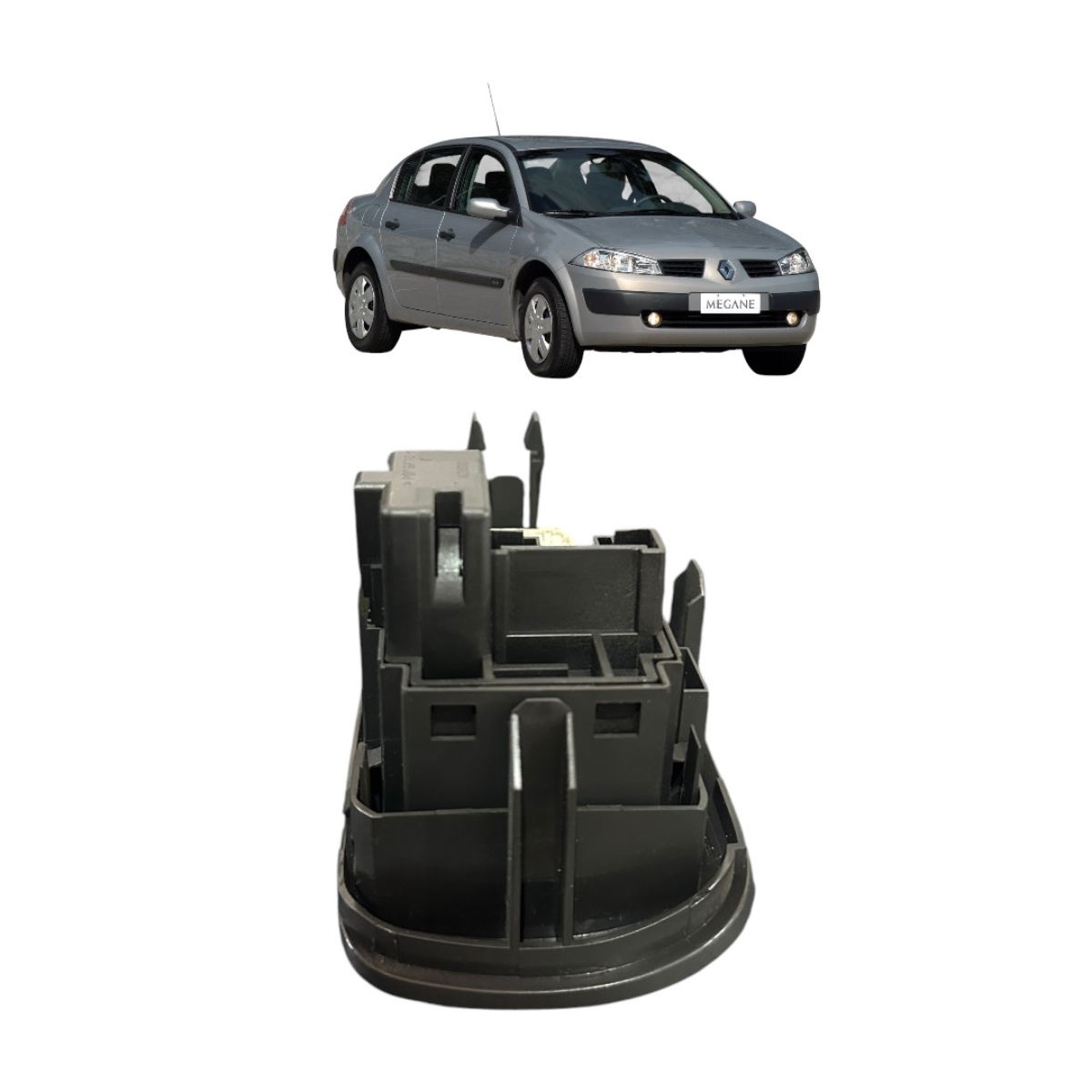 Comando Botão Regulagem De Farol Renault Megane 2008 A 2012 - Imagem 5