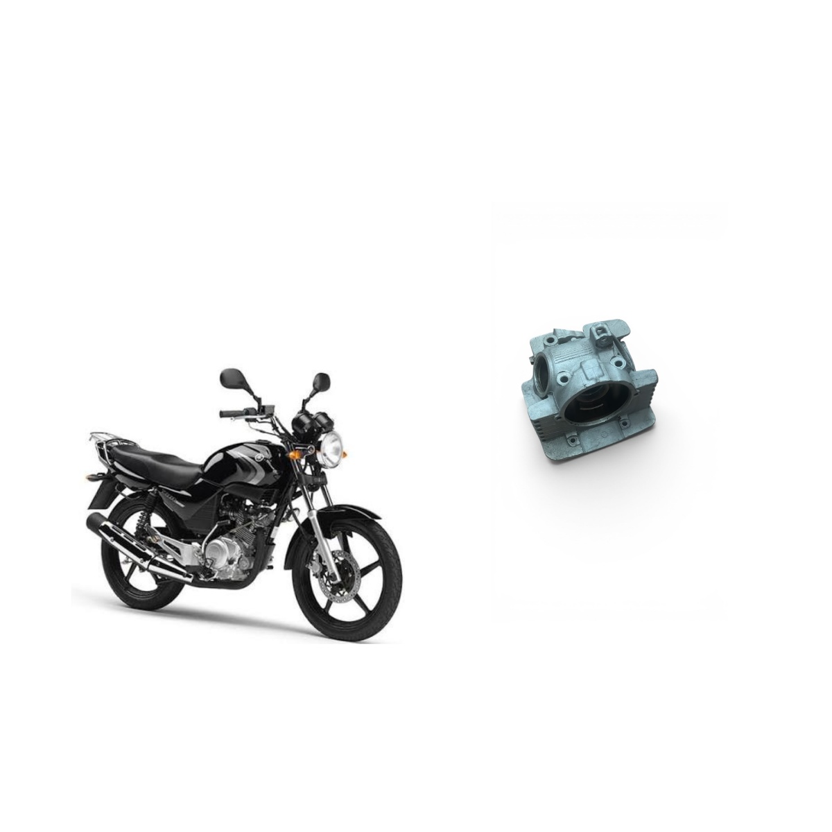 Cabeçote Yamaha Ybr 125 Incompleto Usado