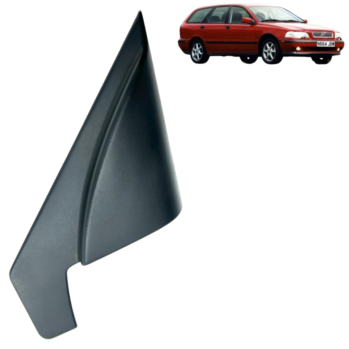 Moldura Interna Retrovisor Direito Volvo V40 1997 Original