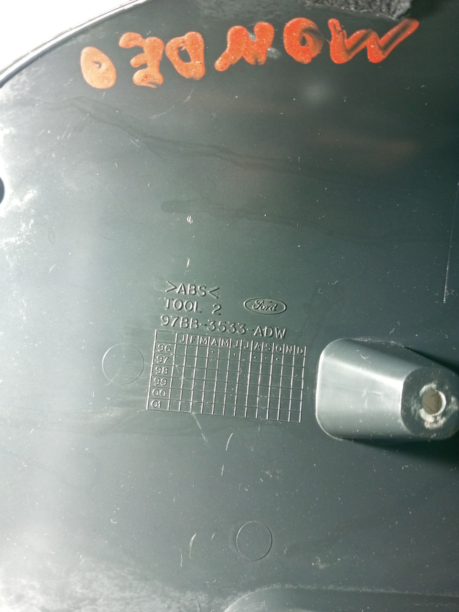 Acabamento Inferior Coluna Direção Ford Mondeo 97bb3533adw - Imagem 6