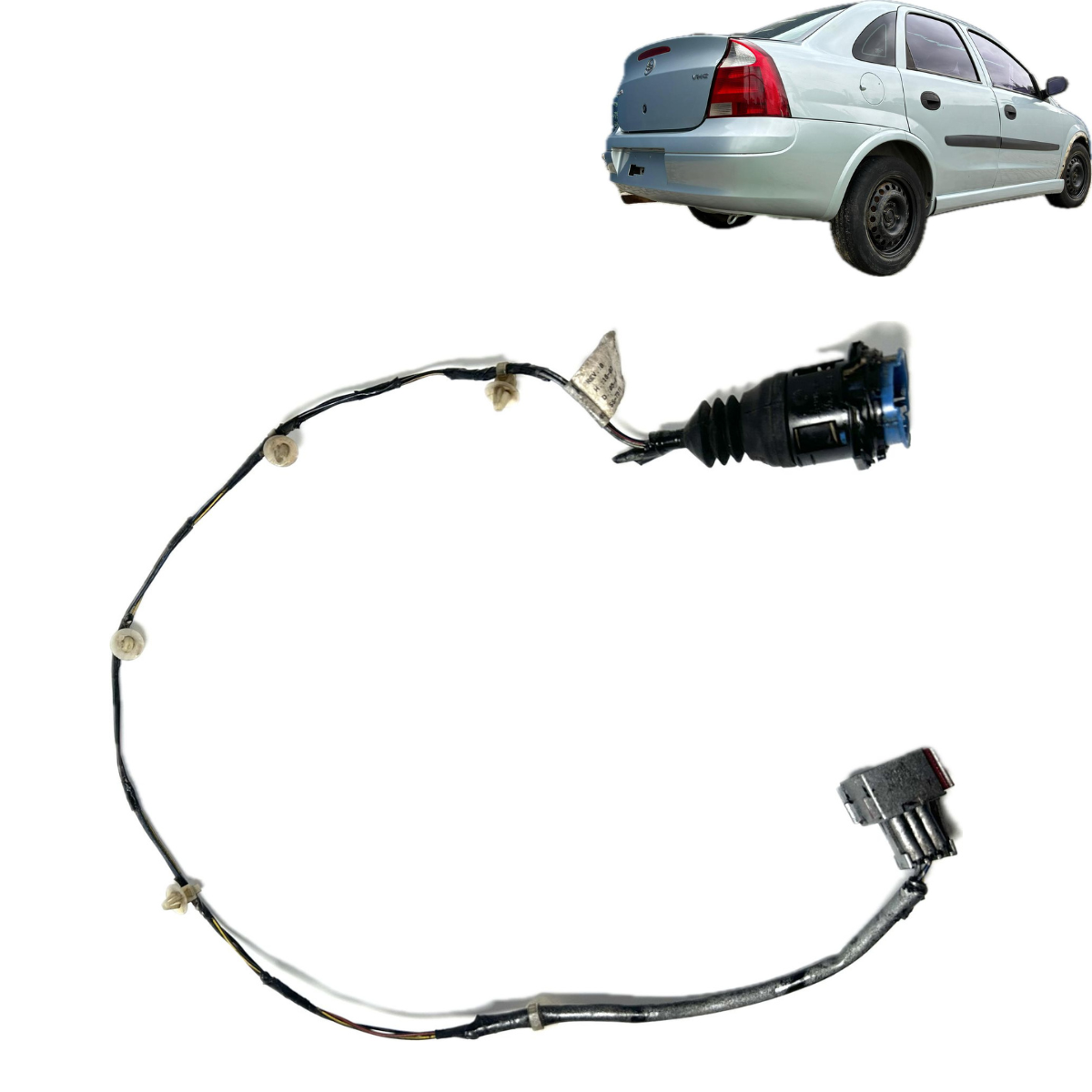 Chicote Elétrico Porta Traseira Direita GM Corsa 93291733 - Imagem 1