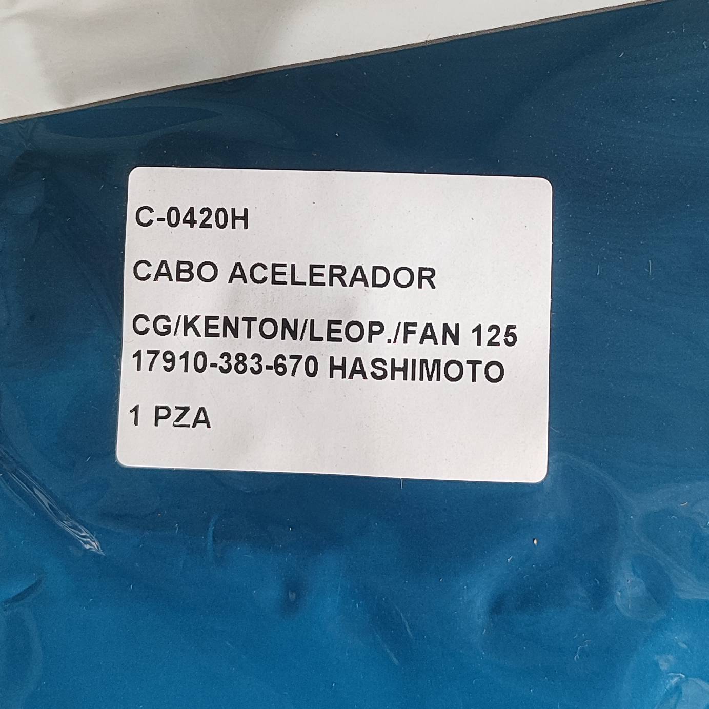 Cabo de Acelerador Honda CG 125 Fan