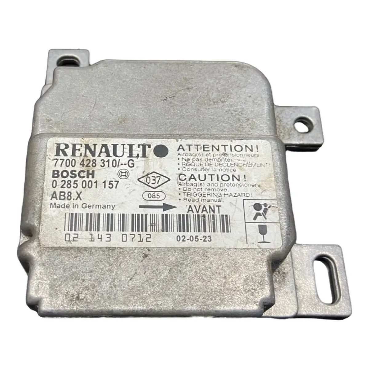 Modulo Central De Airbag Clio Scenic 2000 A 2007 0285001157 - Imagem 3