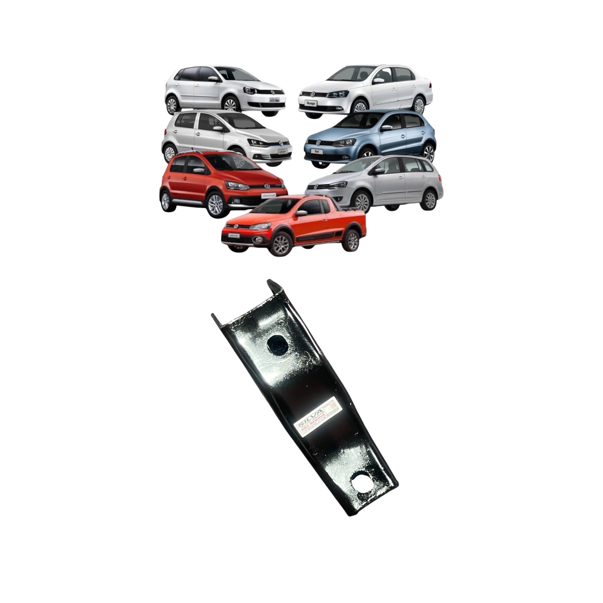 Suporte coxim do câmbio inferior linha Volkswagen G5/fox 1.6