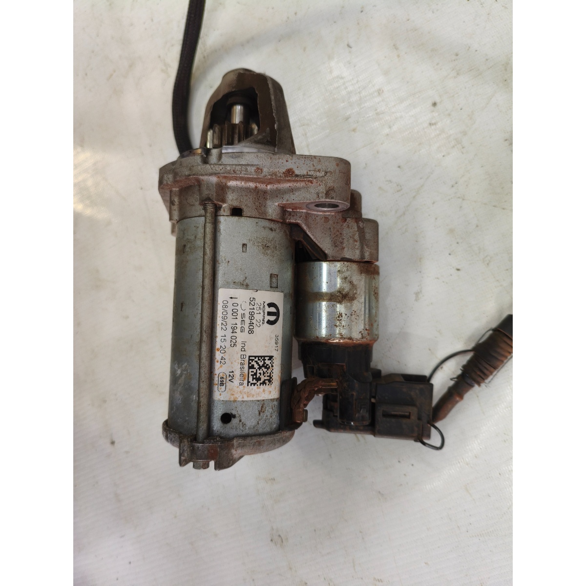 Motor Arranque Fiat Argo Cronos 1.0 1.3 2017 A 2025 52199408 - Imagem 4